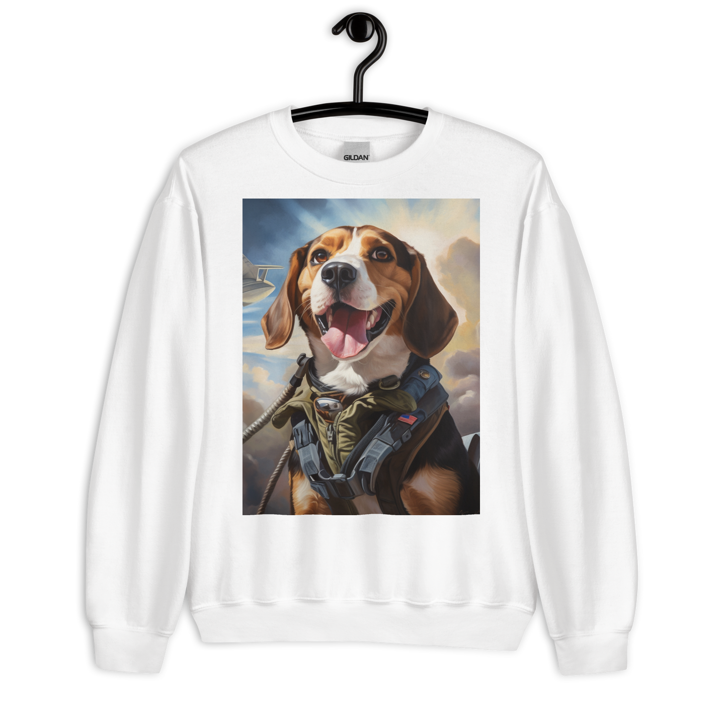 Beagle Air Force Officer Sweatshirt