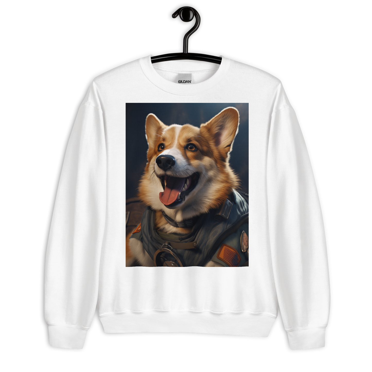 Pembroke Welsh Corgi Air Force Officer Sweatshirt