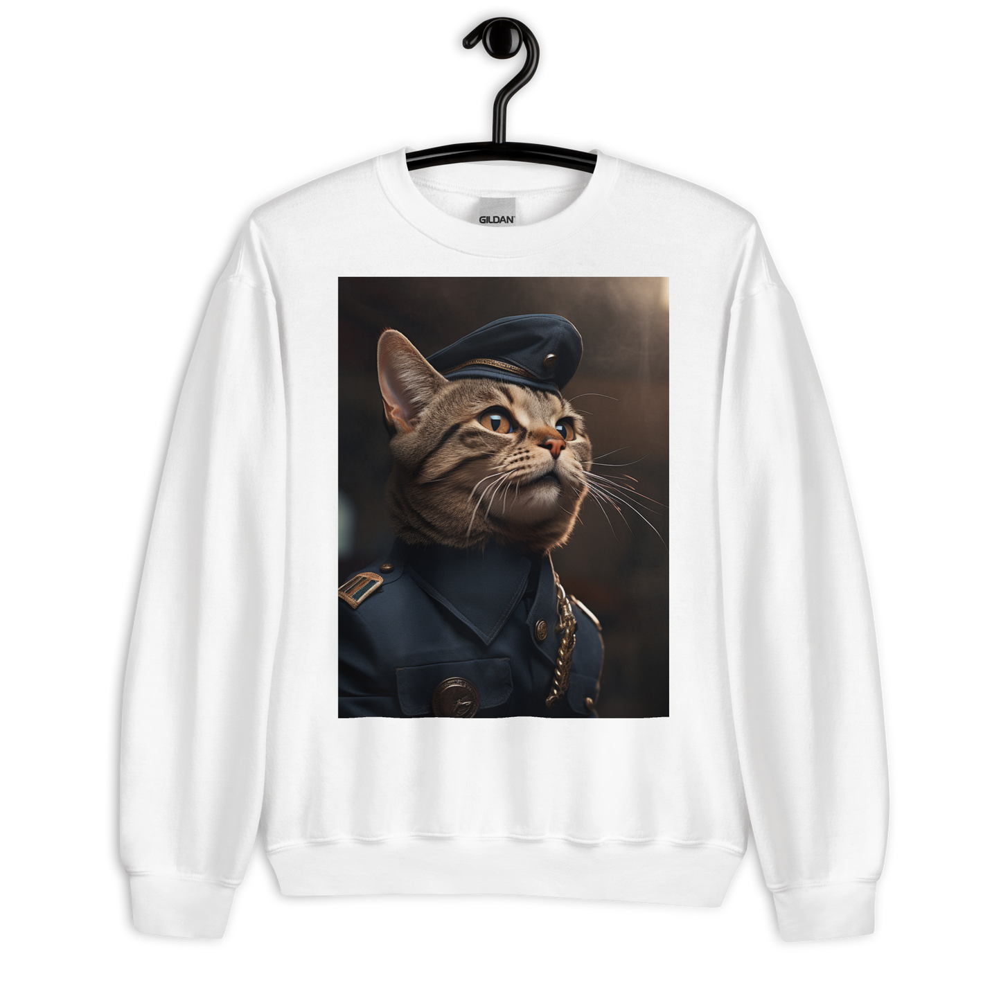 Domestic Shorthair Air Force Officer Sweatshirt