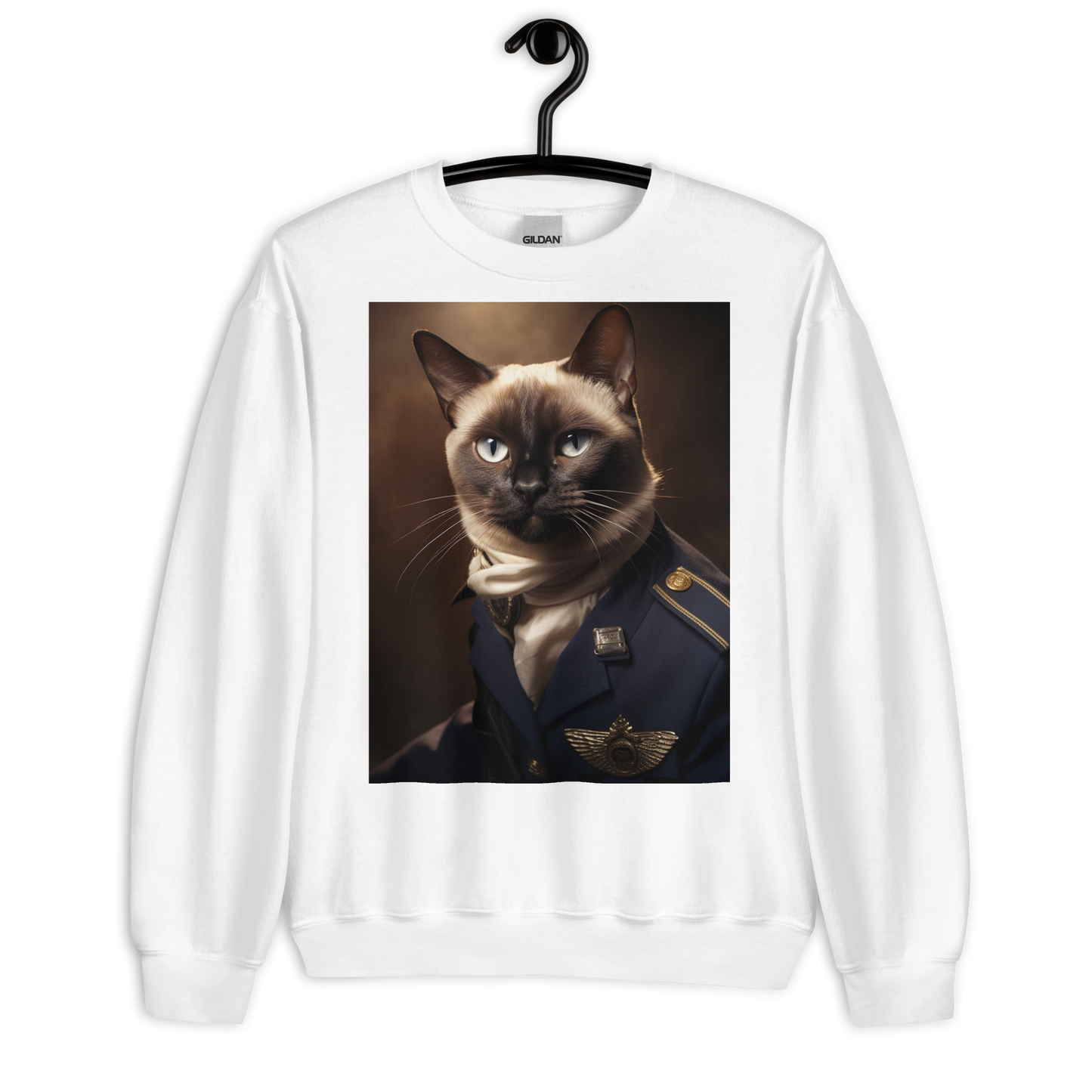 Siamese Air Force Officer Sweatshirt