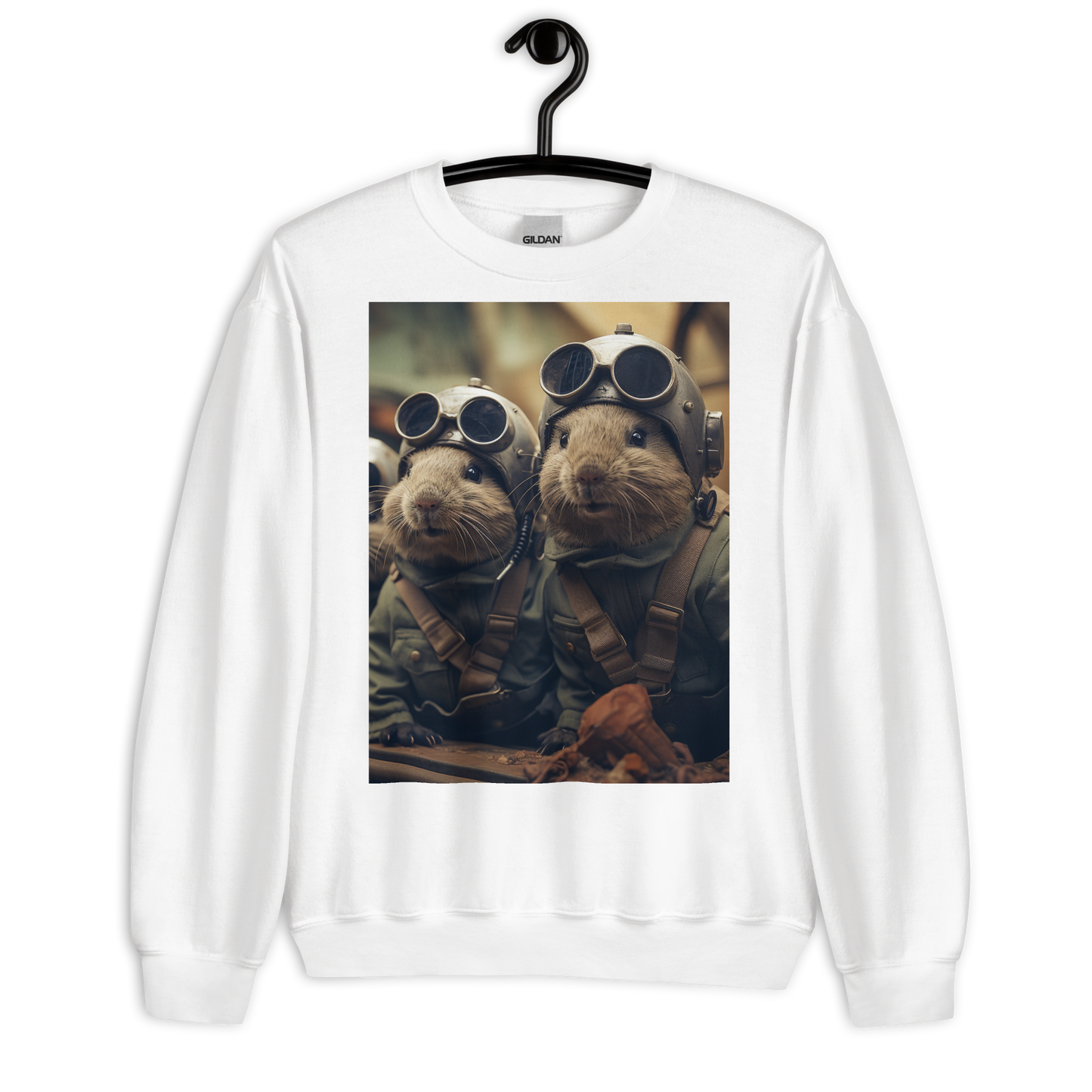 Guinea Pigs Air Force Officer Sweatshirt