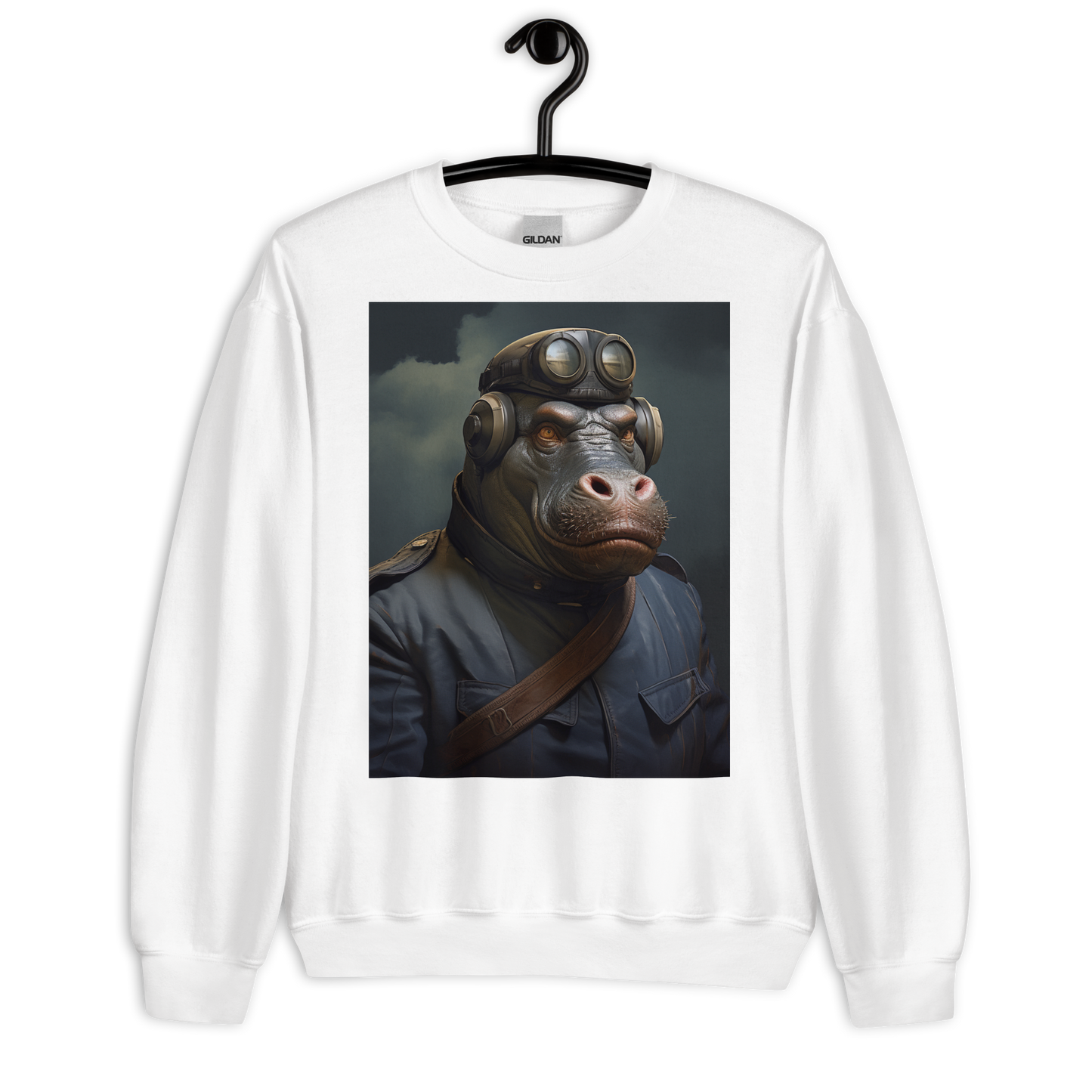 Hippo Air Force Officer Sweatshirt