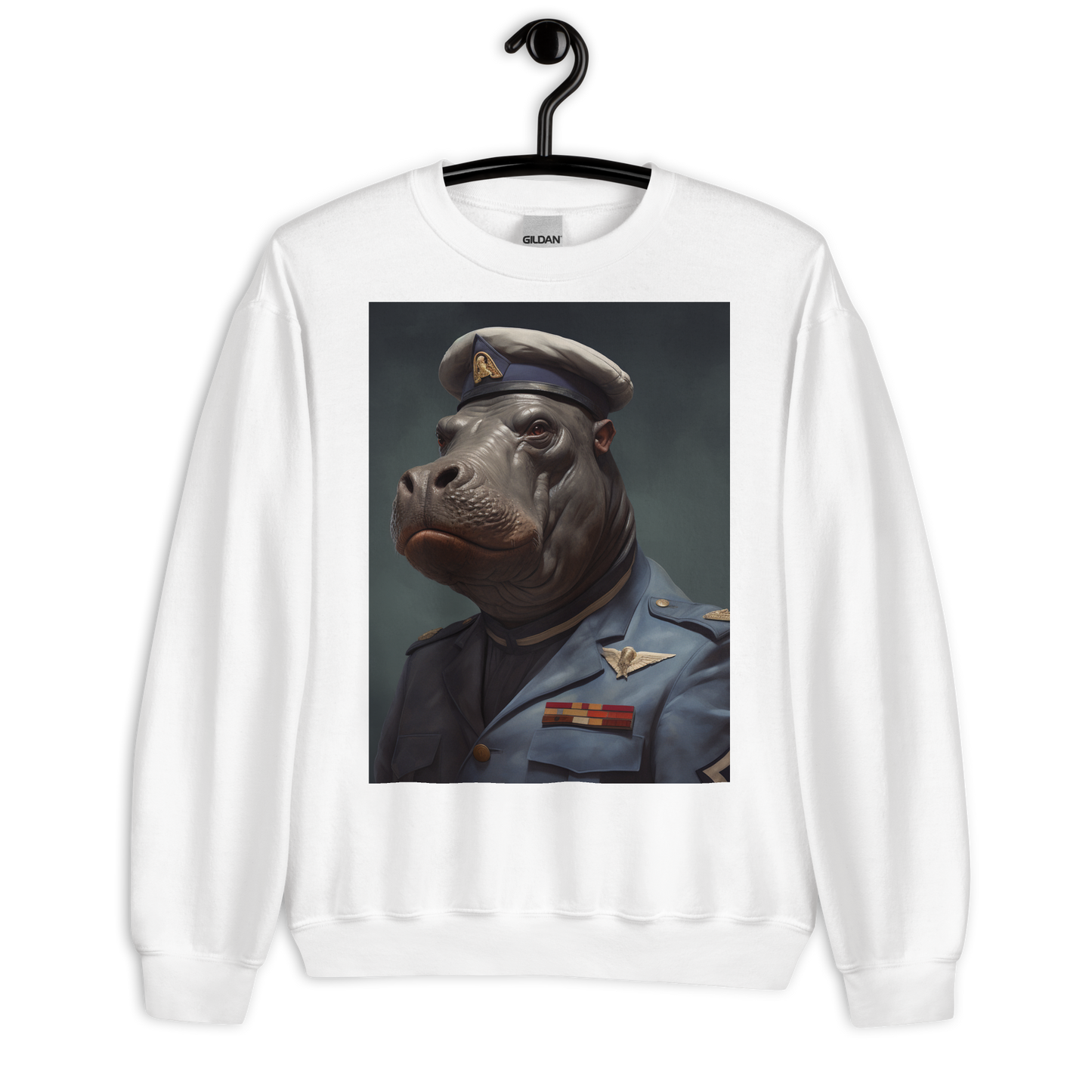 Hippo Air Force Officer Sweatshirt