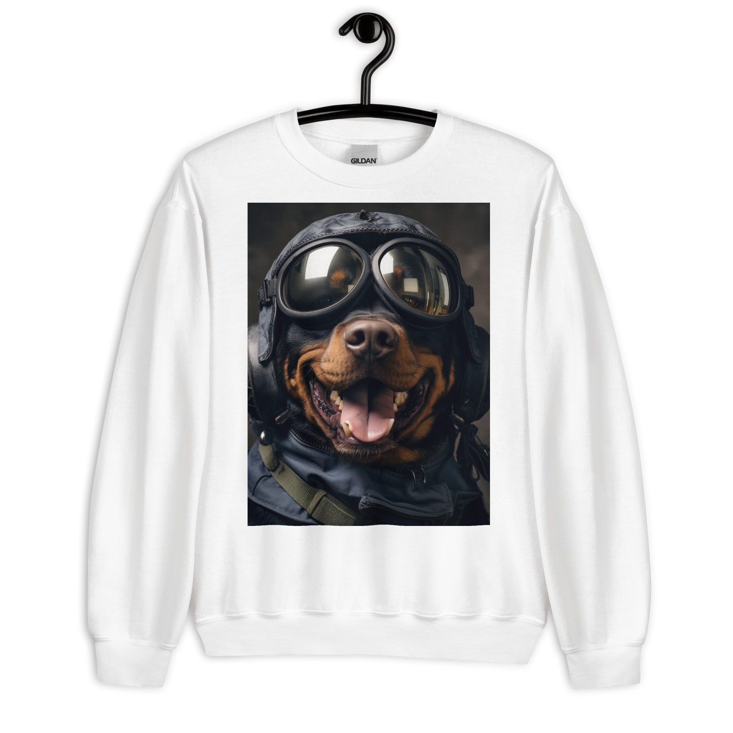 Rottweiler Airline Pilot Sweatshirt