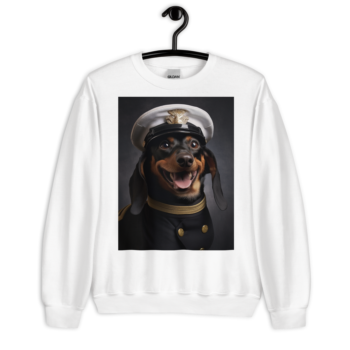 Dachshund Airline Pilot Sweatshirt