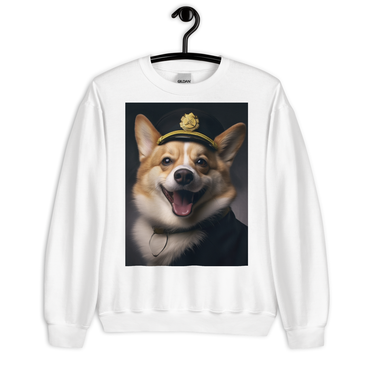 Pembroke Welsh Corgi Airline Pilot Sweatshirt