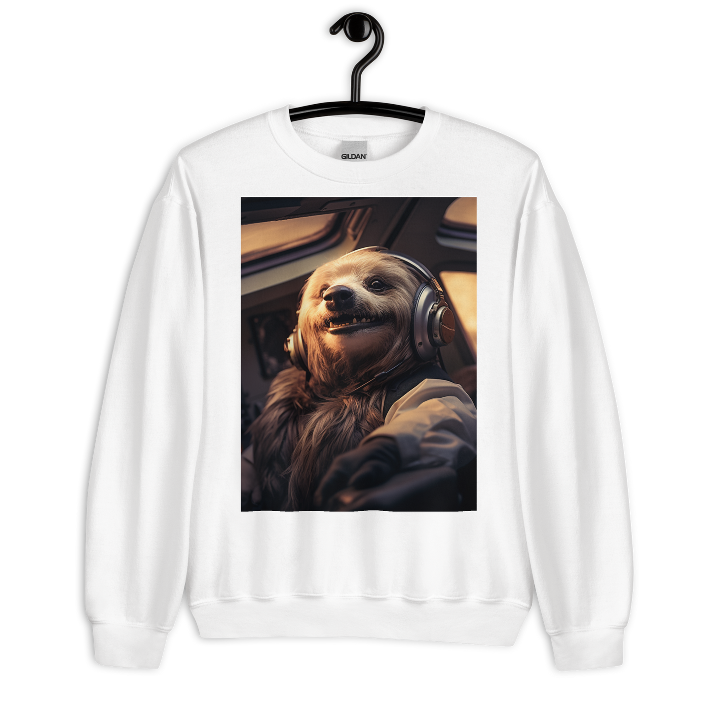 Sloth Airline Pilot Sweatshirt