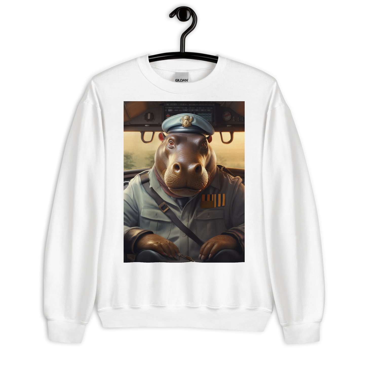 Hippo Airline Pilot Sweatshirt