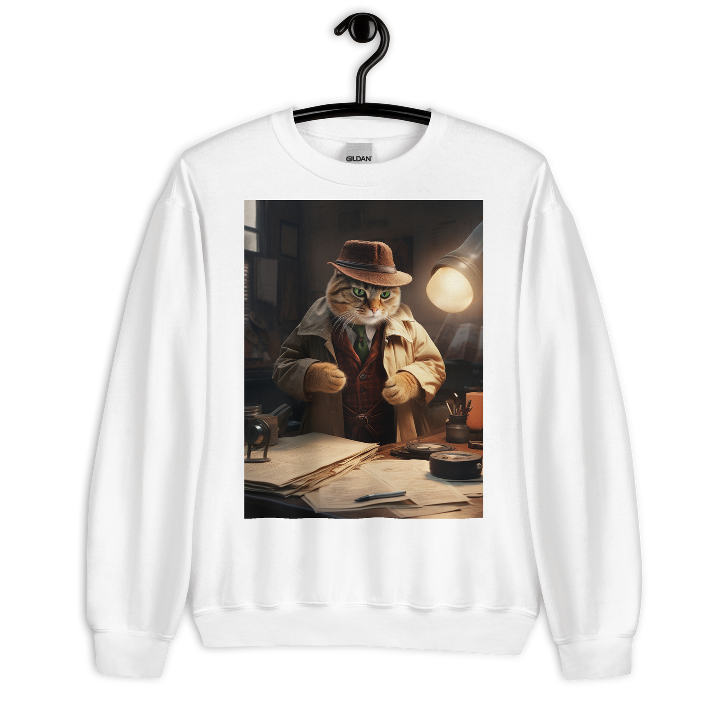 Domestic Shorthair Detective Sweatshirt