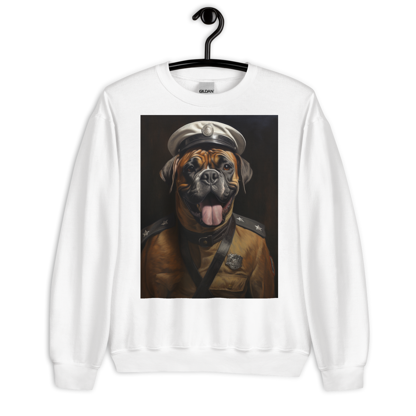 Boxer Military Person Sweatshirt