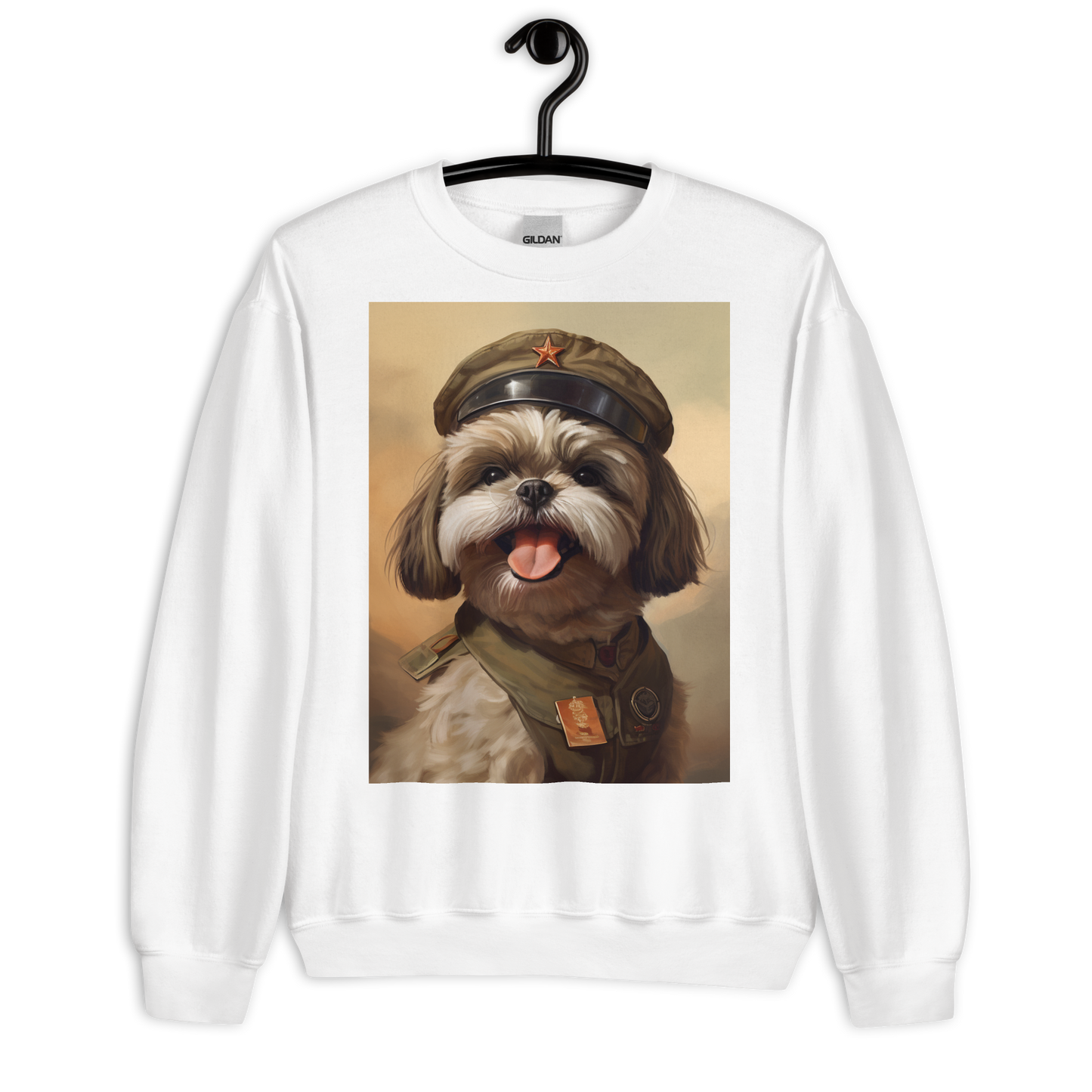 Shih Tzu Military Person Sweatshirt