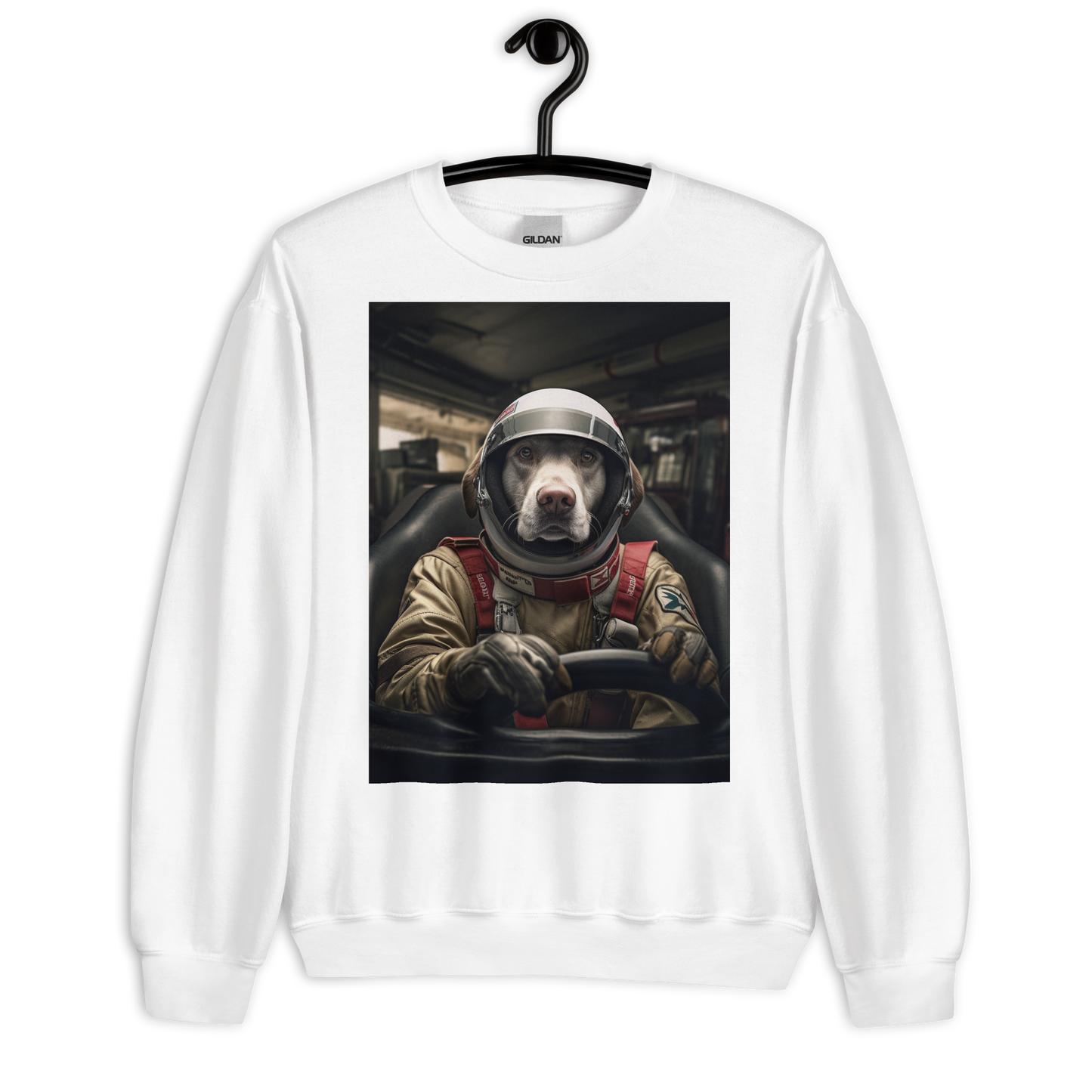 Labrador Retriever F1 Car Driver Sweatshirt