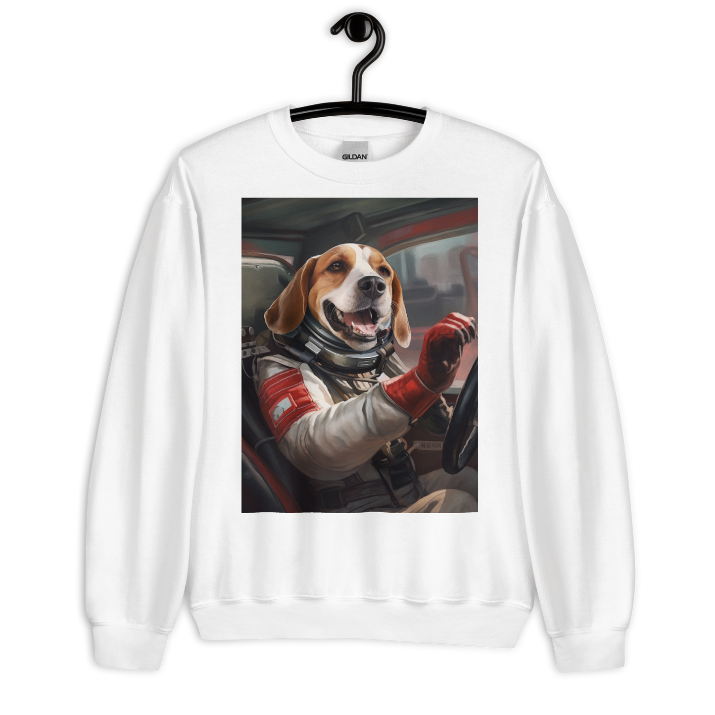 Beagle F1 Car Driver Sweatshirt