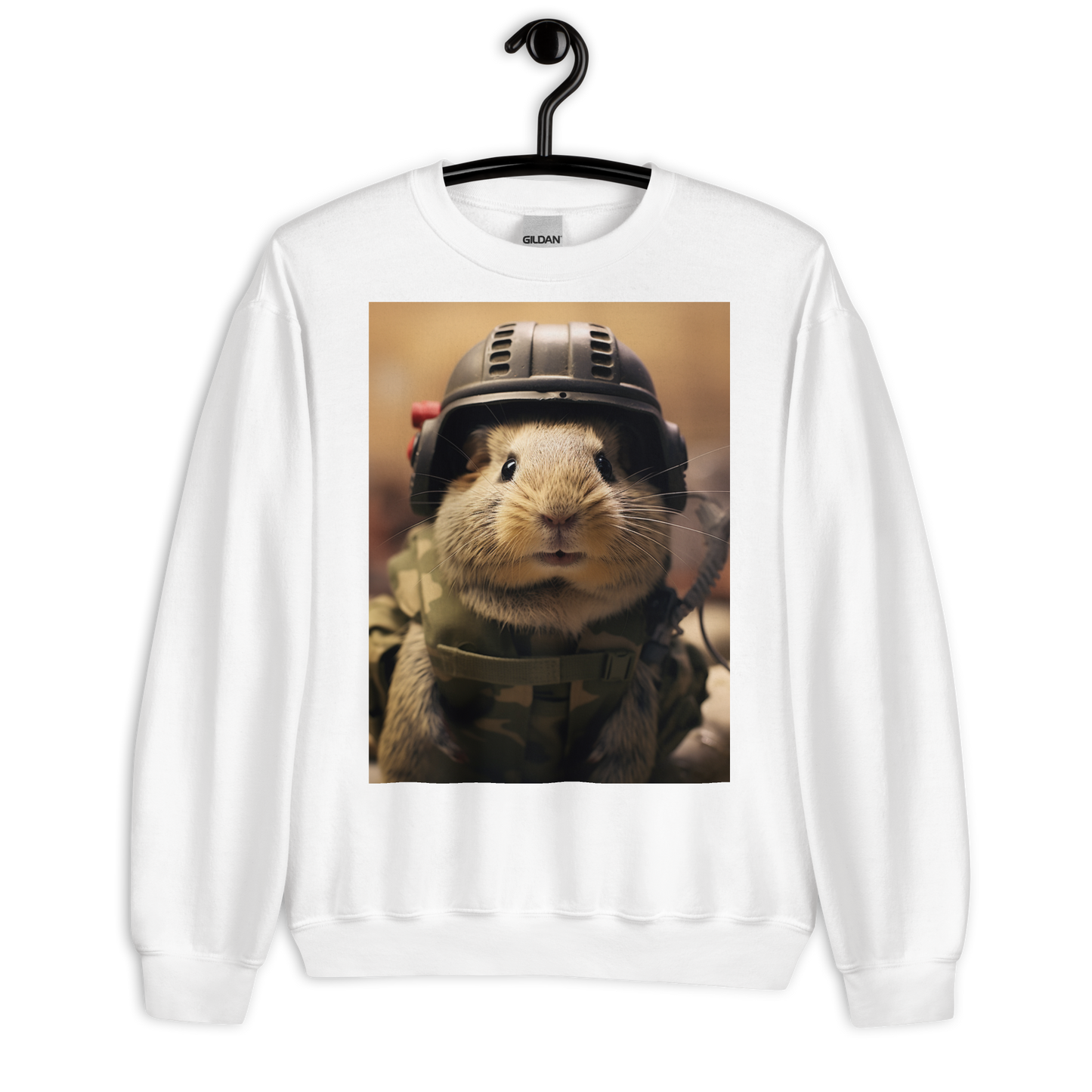 Guinea Pigs Military Person Sweatshirt