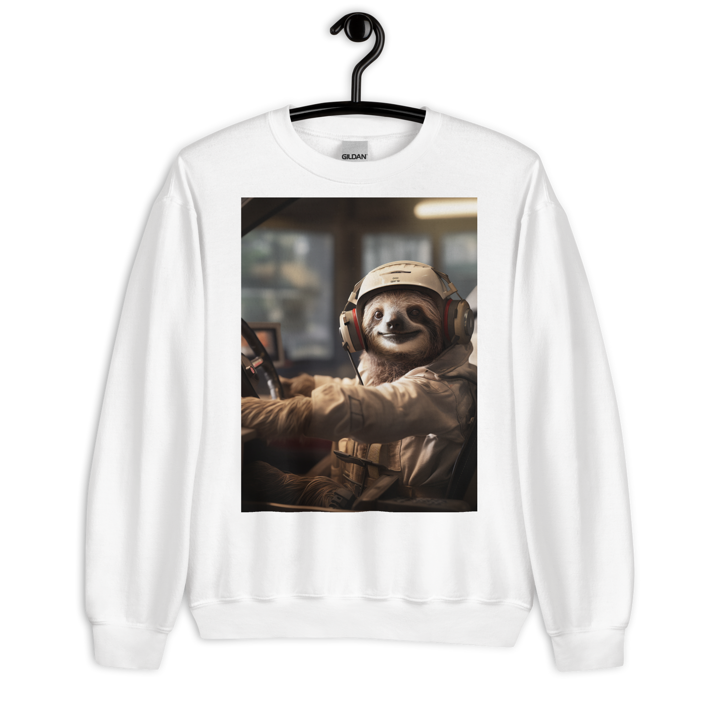 Sloth F1 Car Driver Sweatshirt