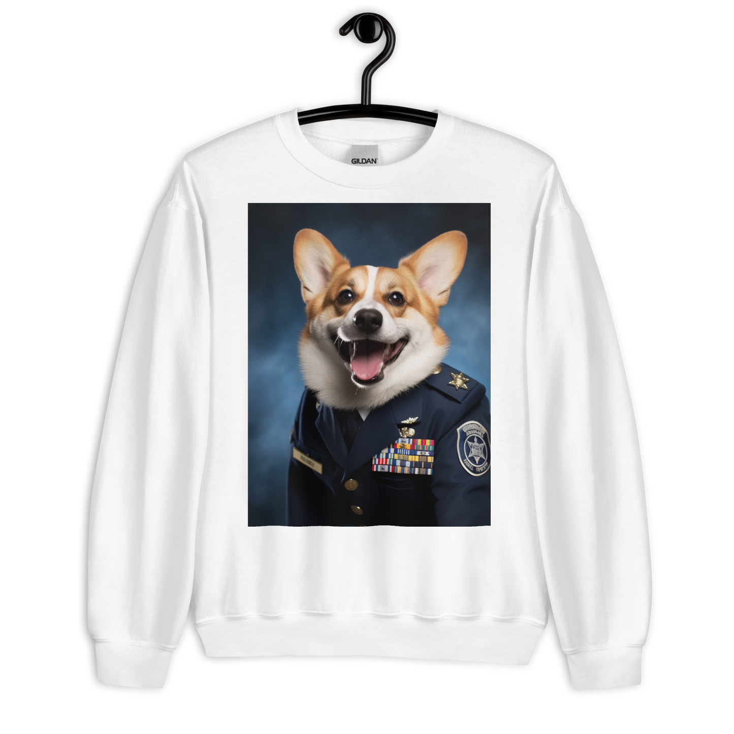 Pembroke Welsh Corgi Police Officer Sweatshirt