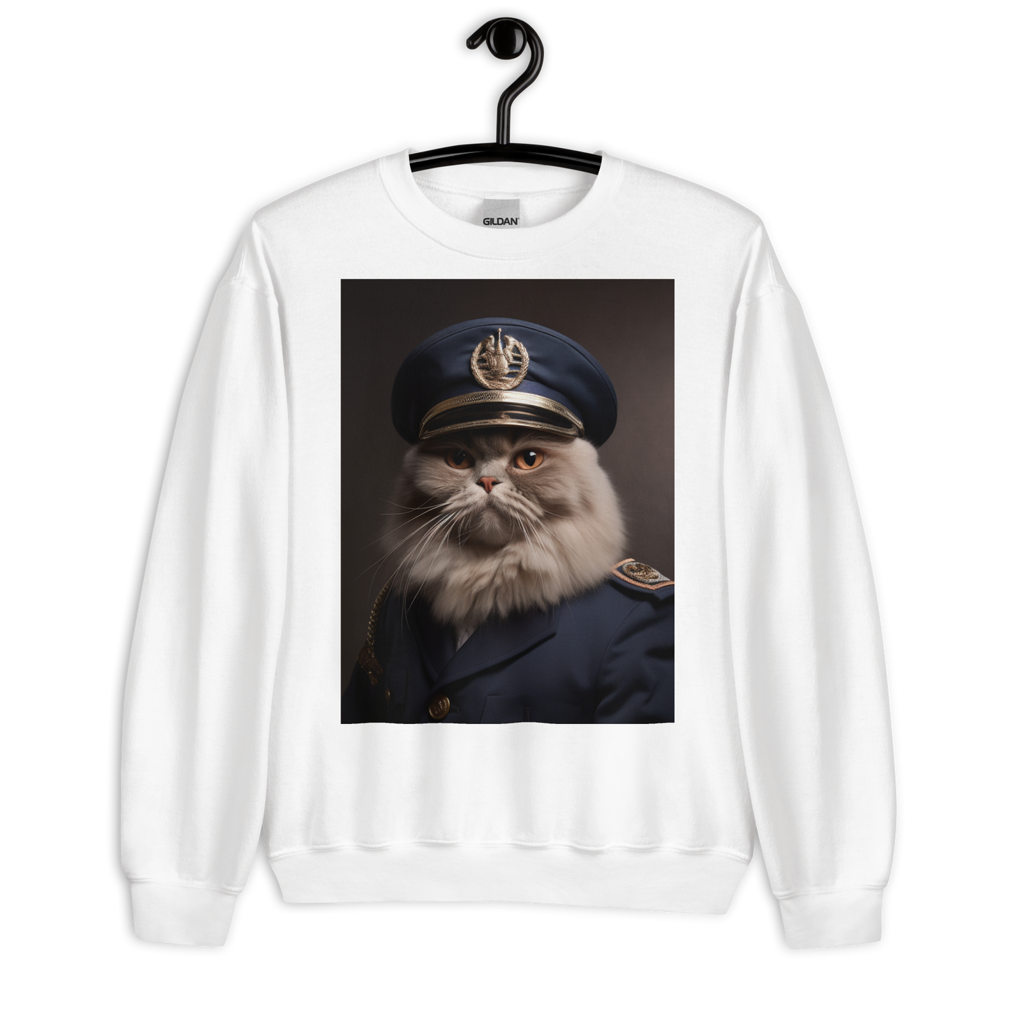 Maine Coon Police Officer Sweatshirt