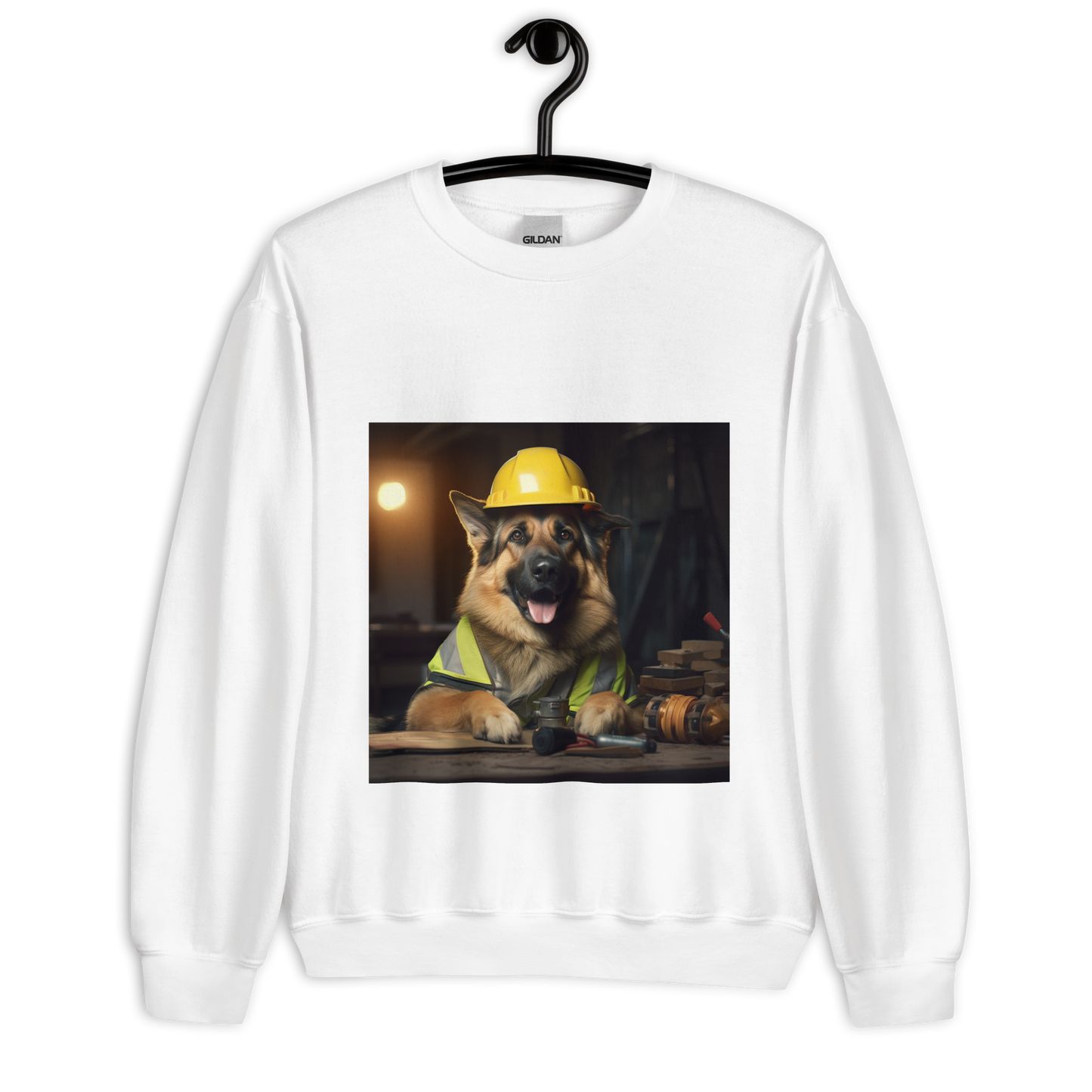 German Shepherd Engineer Unisex Sweatshirt