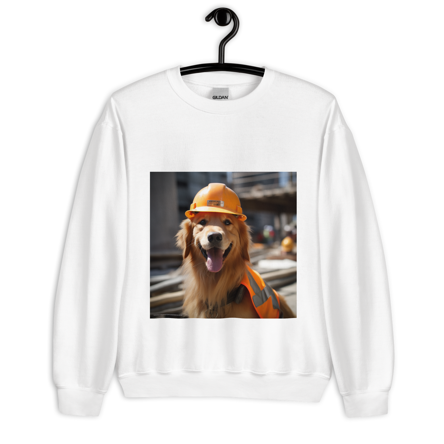 Golden Retriever Engineer Unisex Sweatshirt