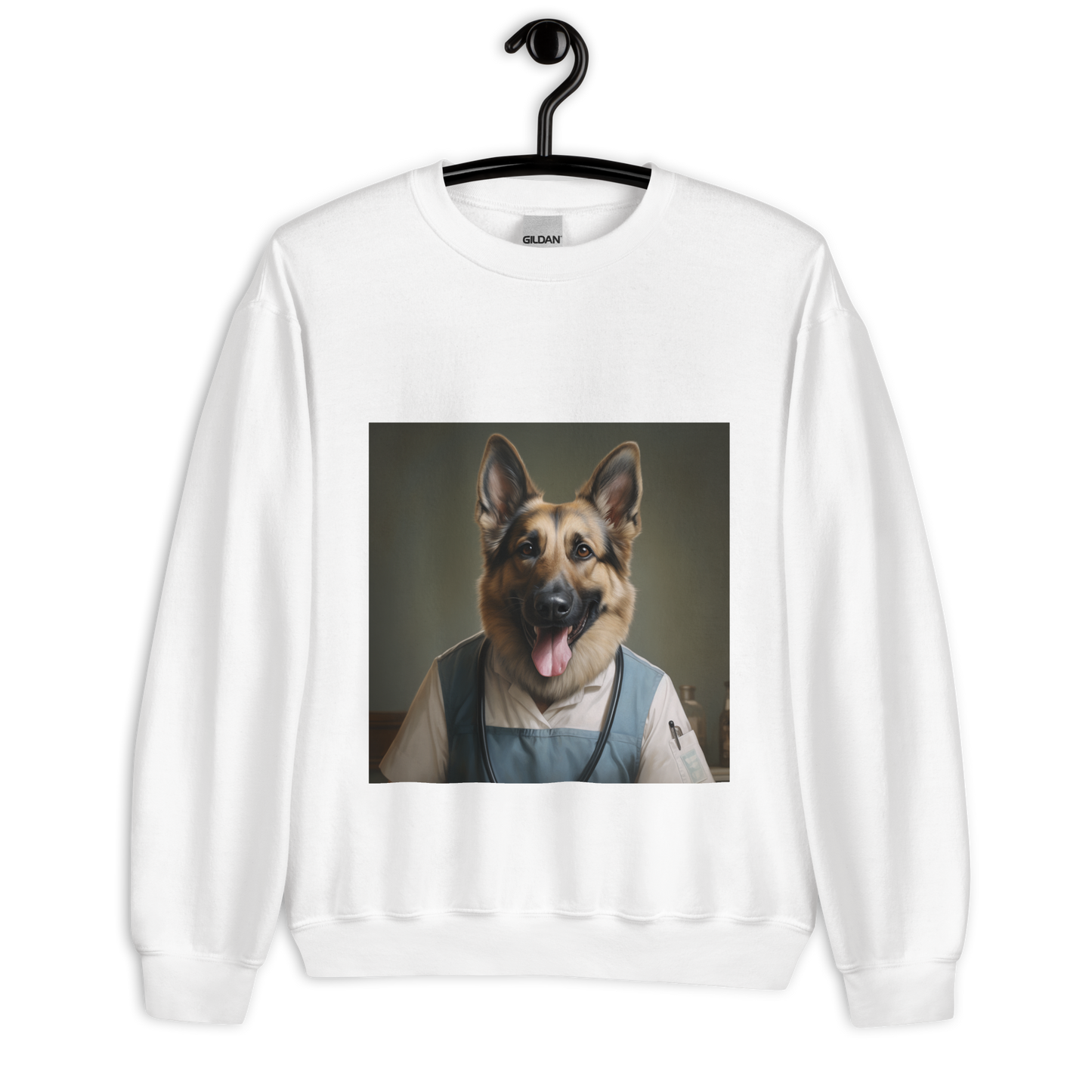 German Shepherd Nurse Unisex Sweatshirt