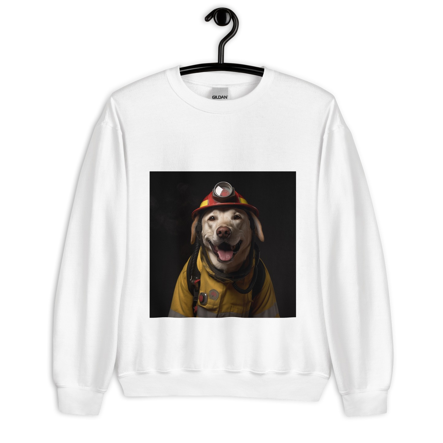 Labrador Retriever Firefighter Unisex Sweatshirt