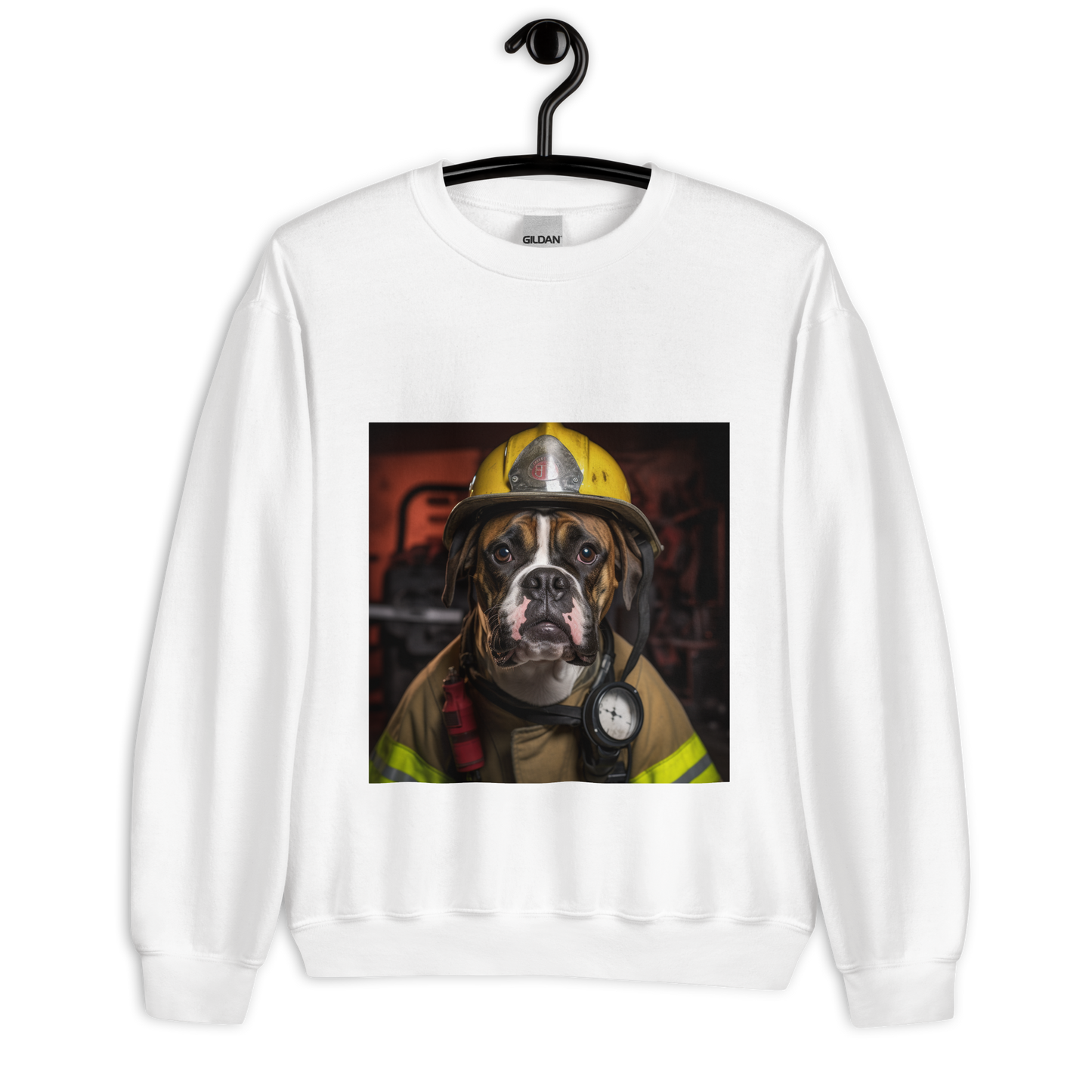 Boxer Firefighter Unisex Sweatshirt