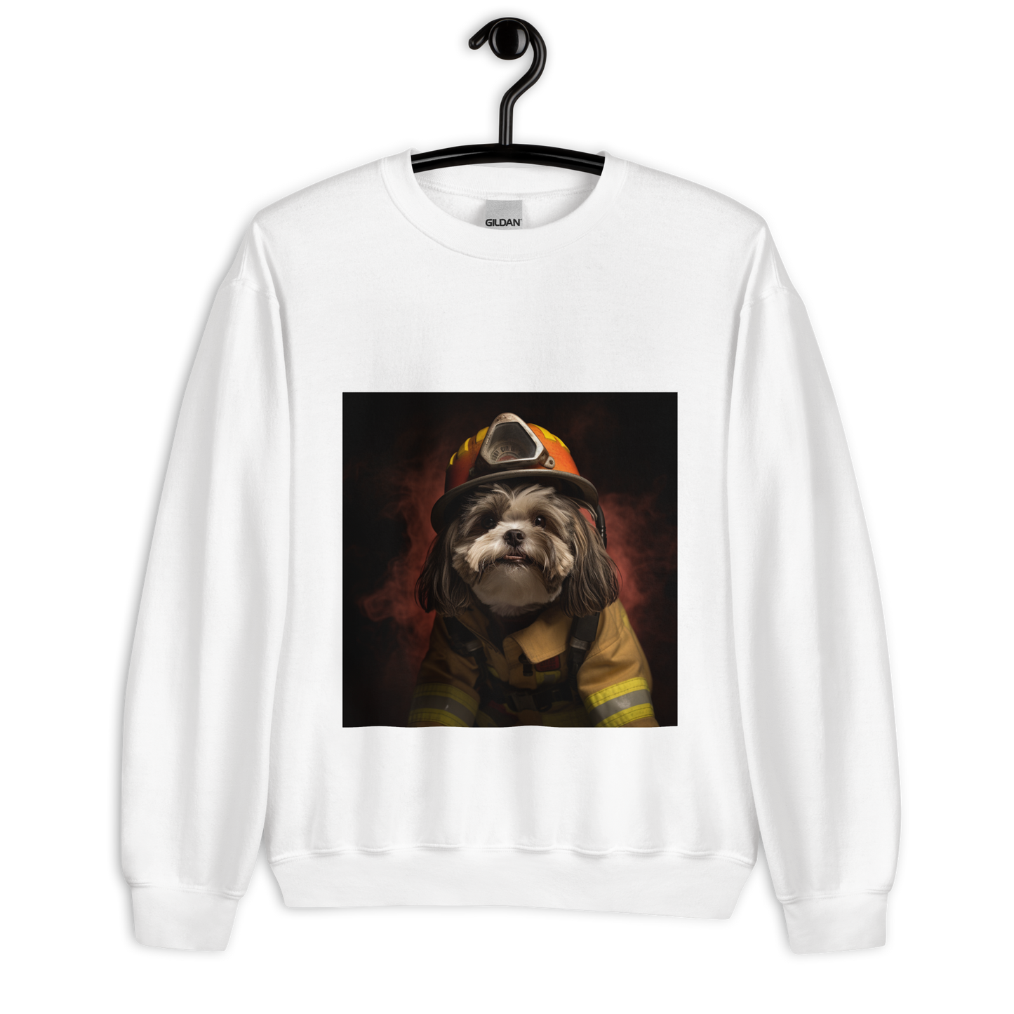 Shih Tzu Firefighter Unisex Sweatshirt