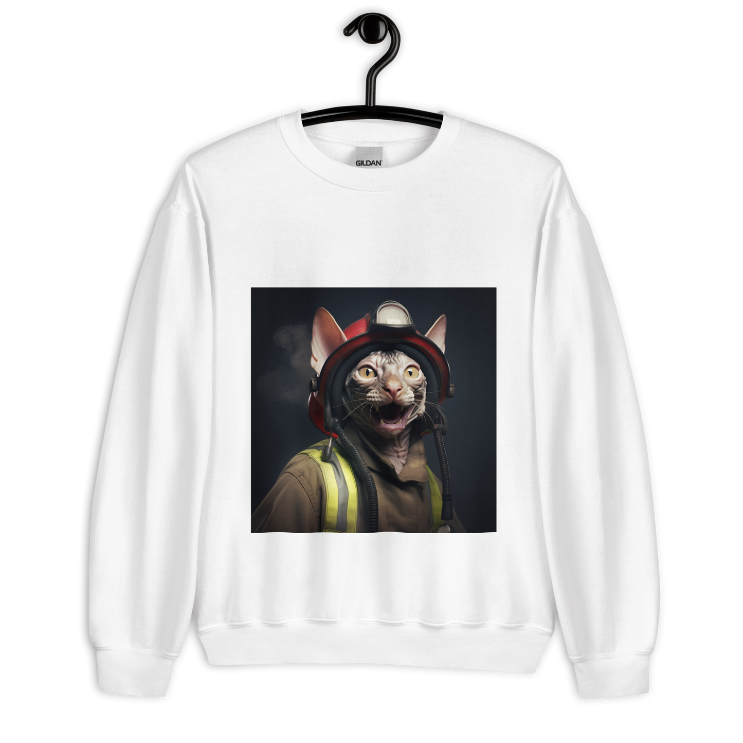 Sphynx Firefighter Unisex Sweatshirt