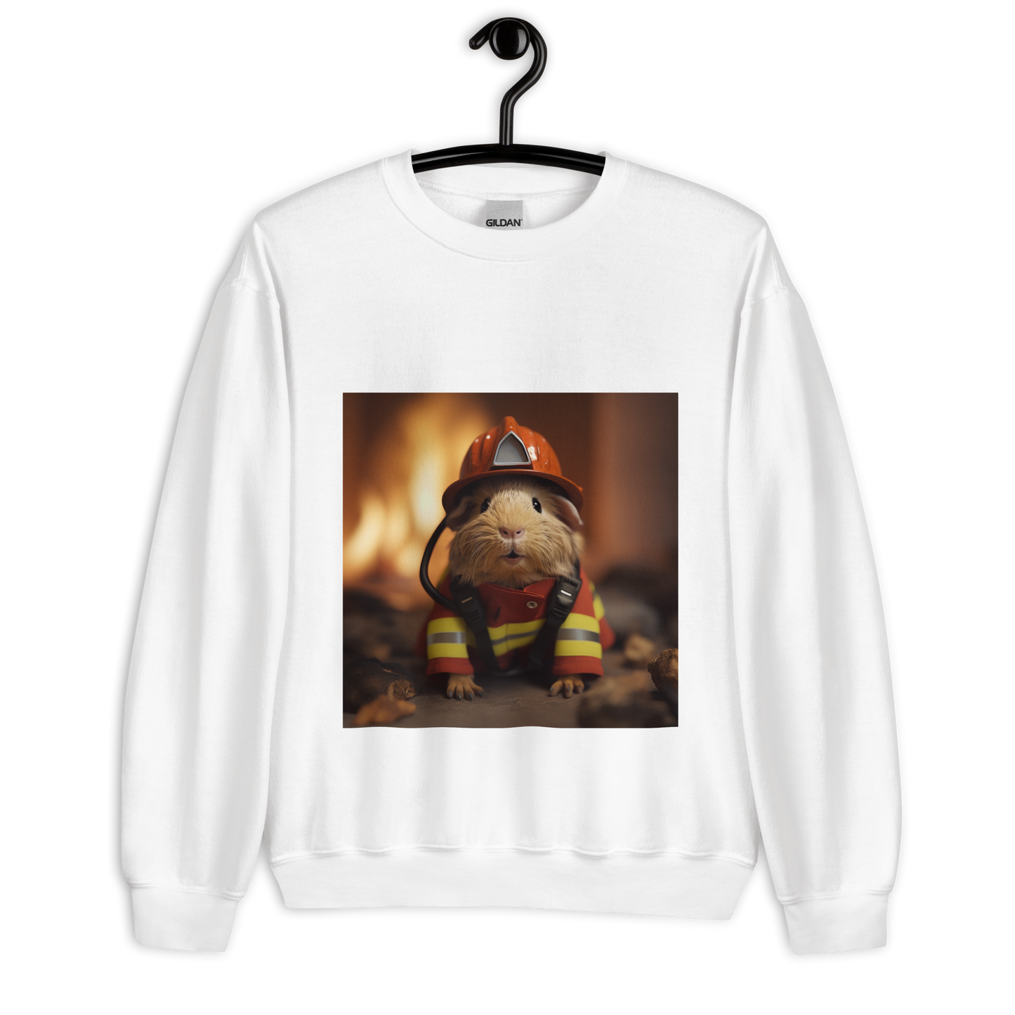 Guinea Pigs Firefighter Unisex Sweatshirt