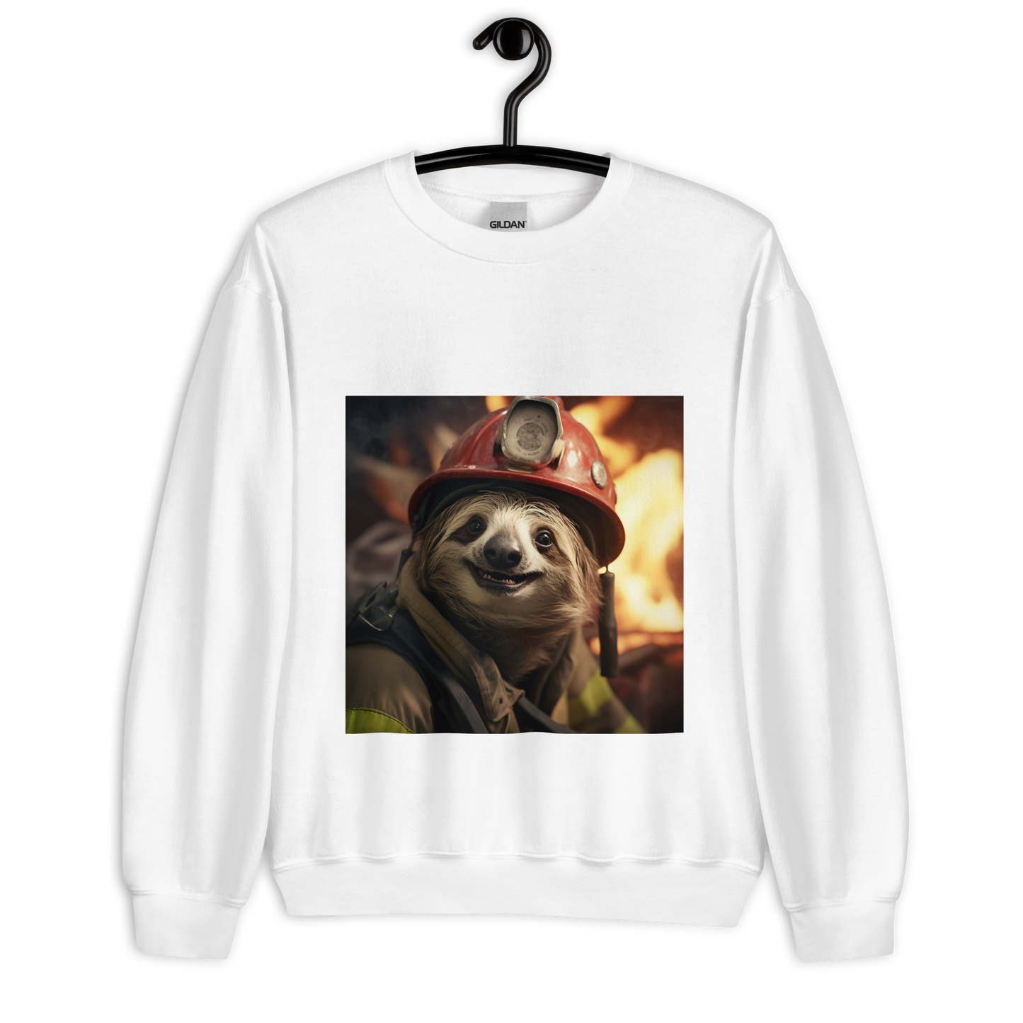 Sloth Firefighter Unisex Sweatshirt