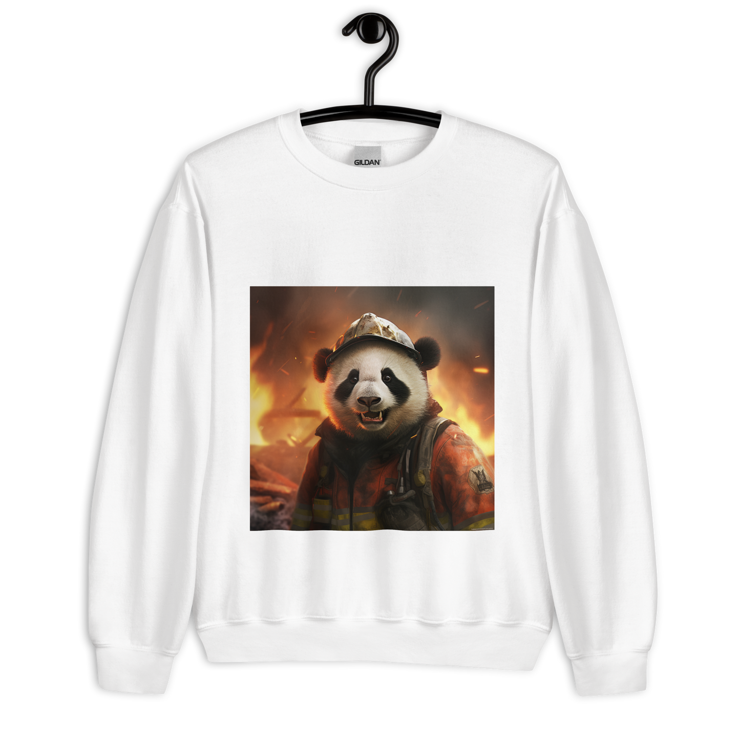 Panda Firefighter Unisex Sweatshirt