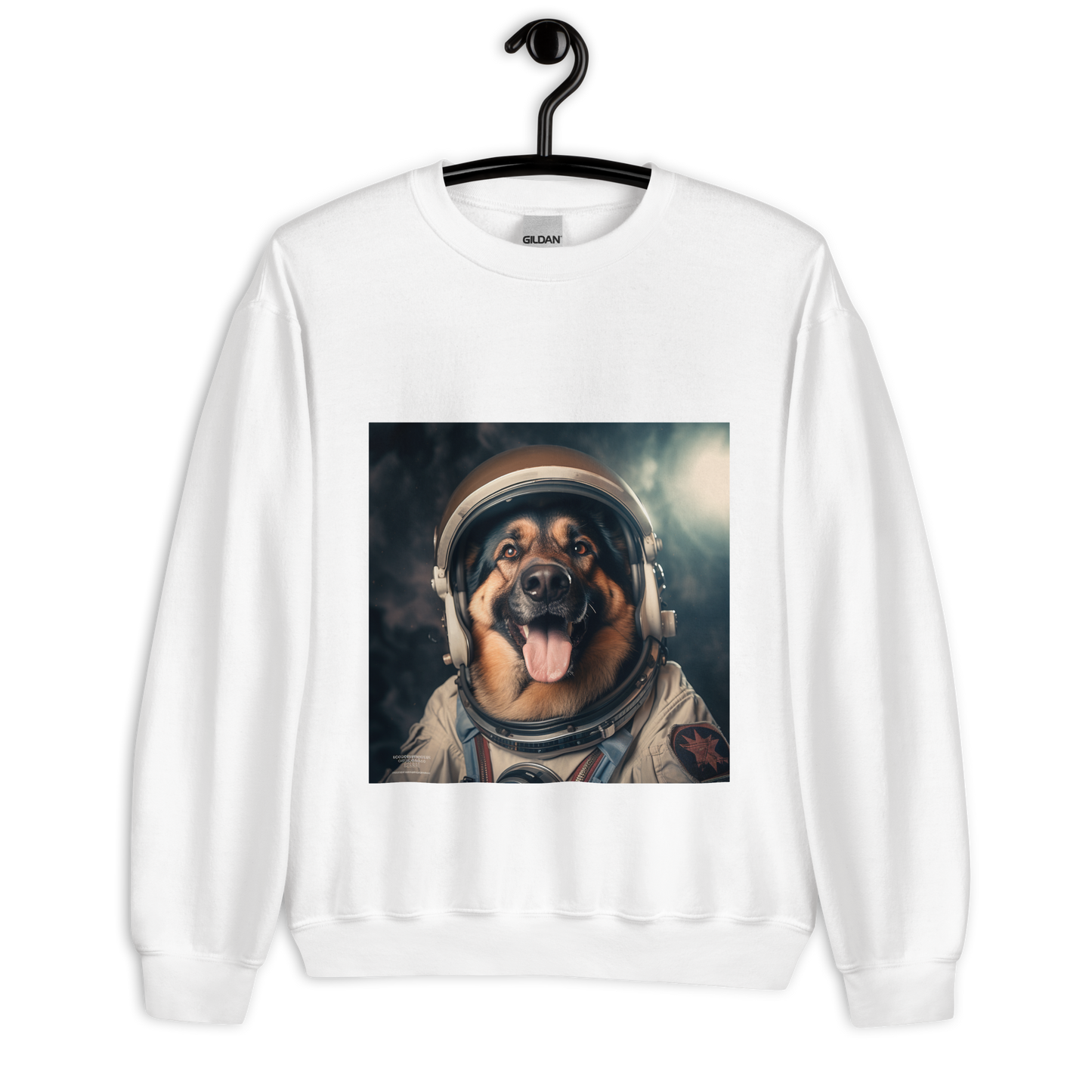 German Shepherd Astronaut Unisex Sweatshirt