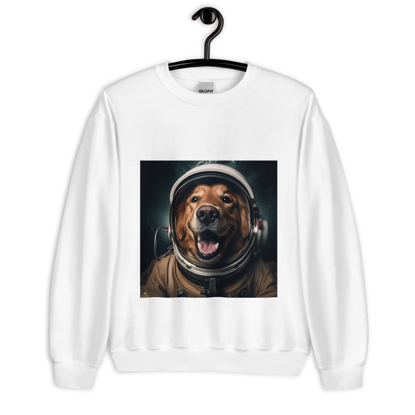 Golden Retriever Astronaut Unisex Sweatshirt