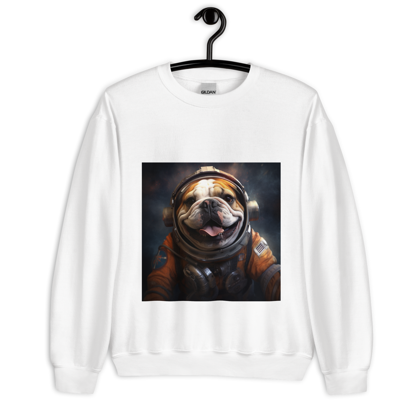 Bulldog Astronaut Unisex Sweatshirt