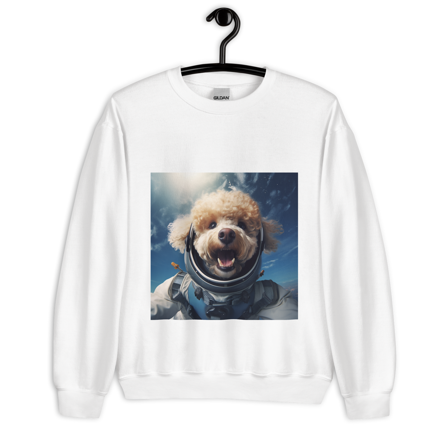 Poodle Astronaut Unisex Sweatshirt