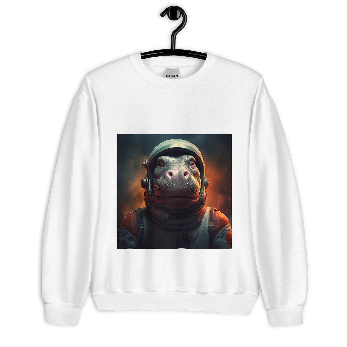 Hippo Astronaut Unisex Sweatshirt