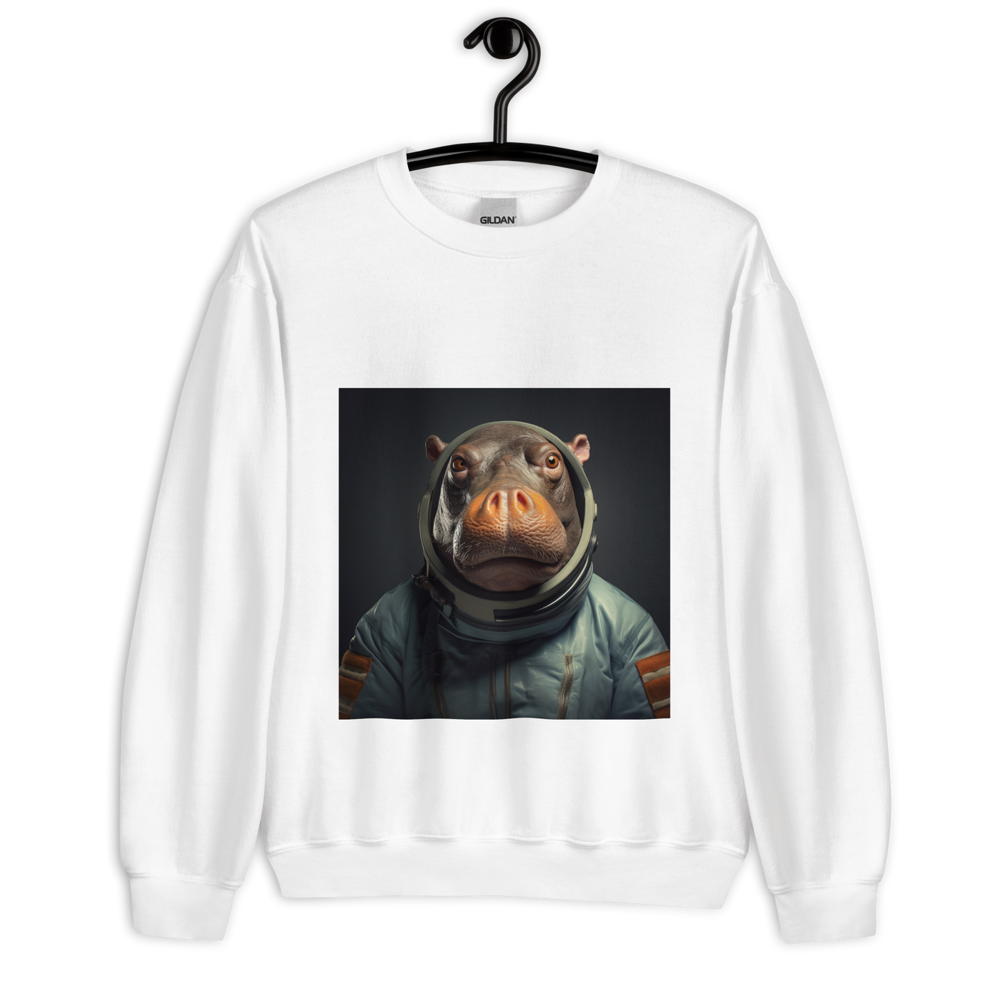 Hippo Astronaut Unisex Sweatshirt