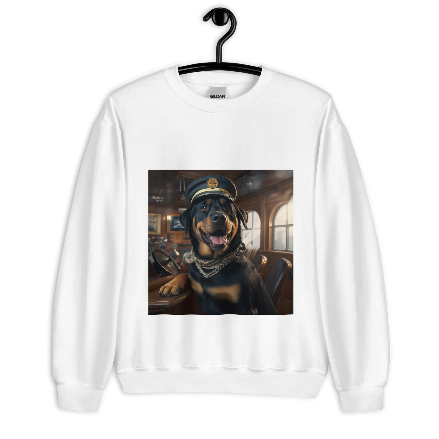 Rottweiler CruiseShipCaptain Unisex Sweatshirt