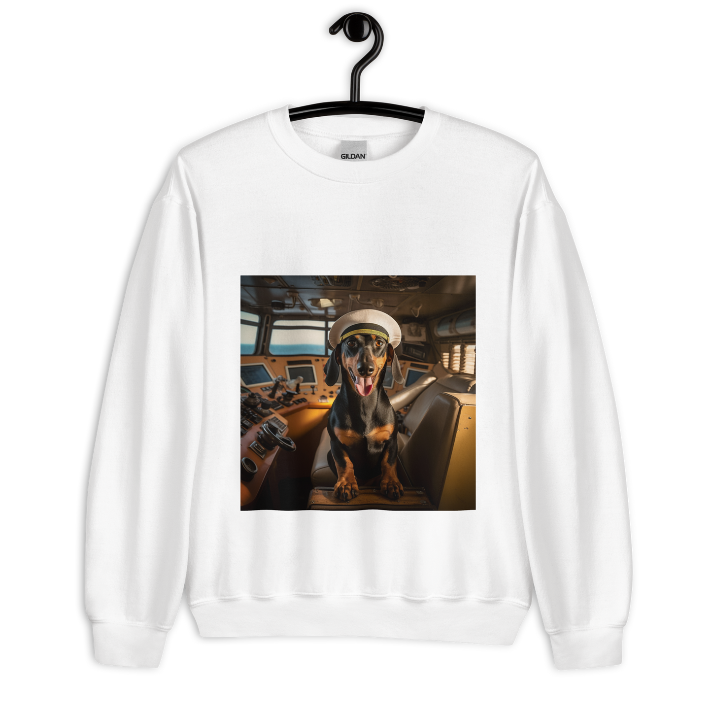 Yorkshire Terrier CruiseShipCaptain Unisex Sweatshirt