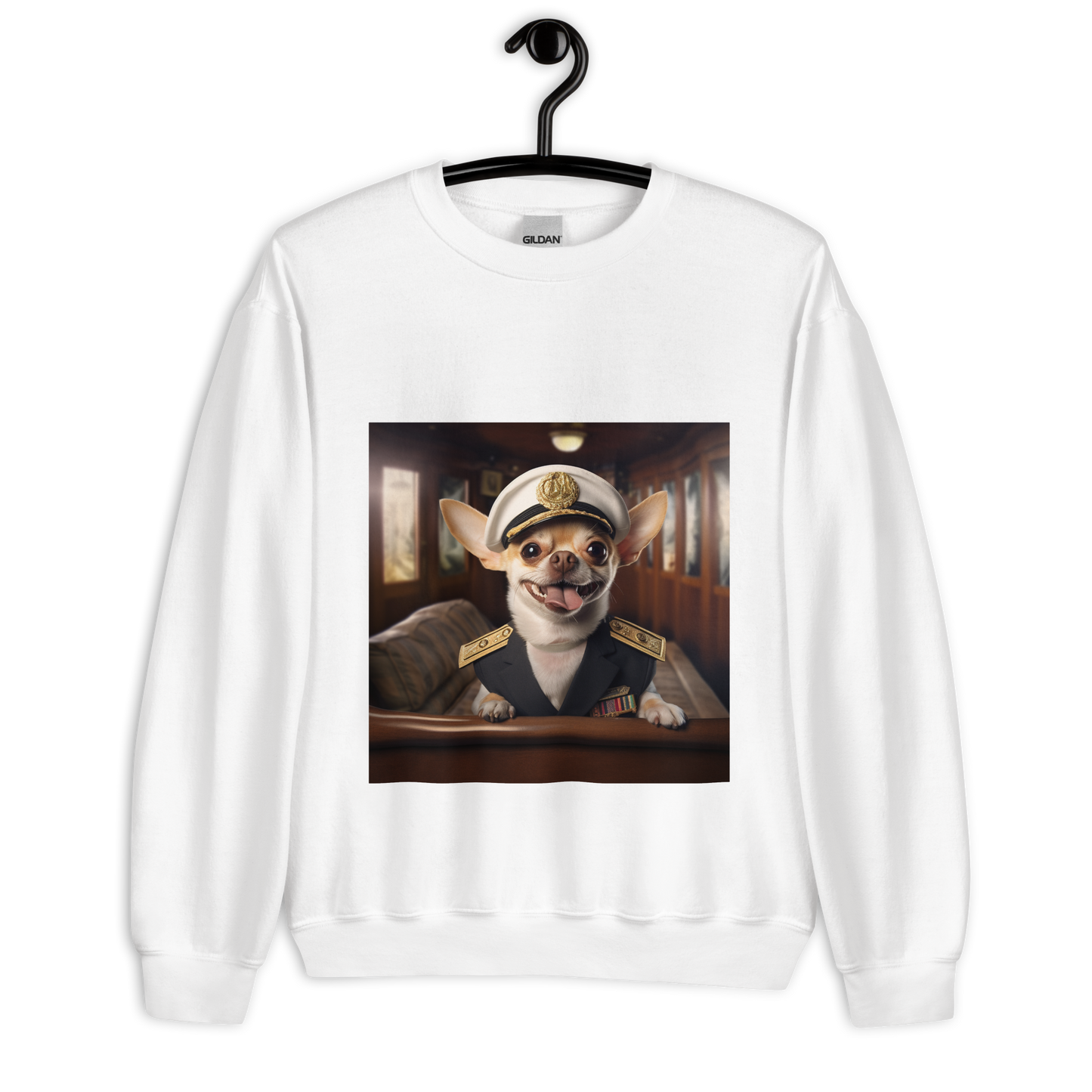 Chihuahua CruiseShipCaptain Unisex Sweatshirt