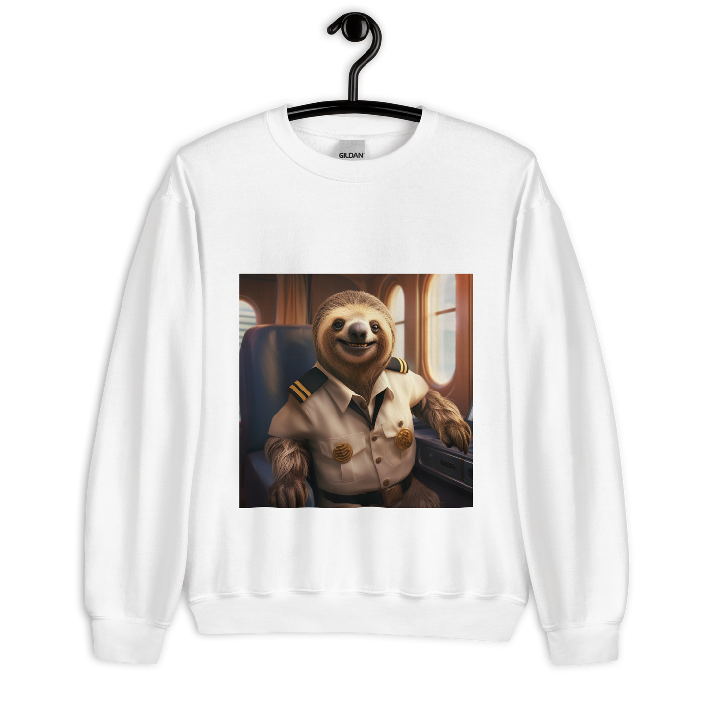 Sloth CruiseShipCaptain Unisex Sweatshirt