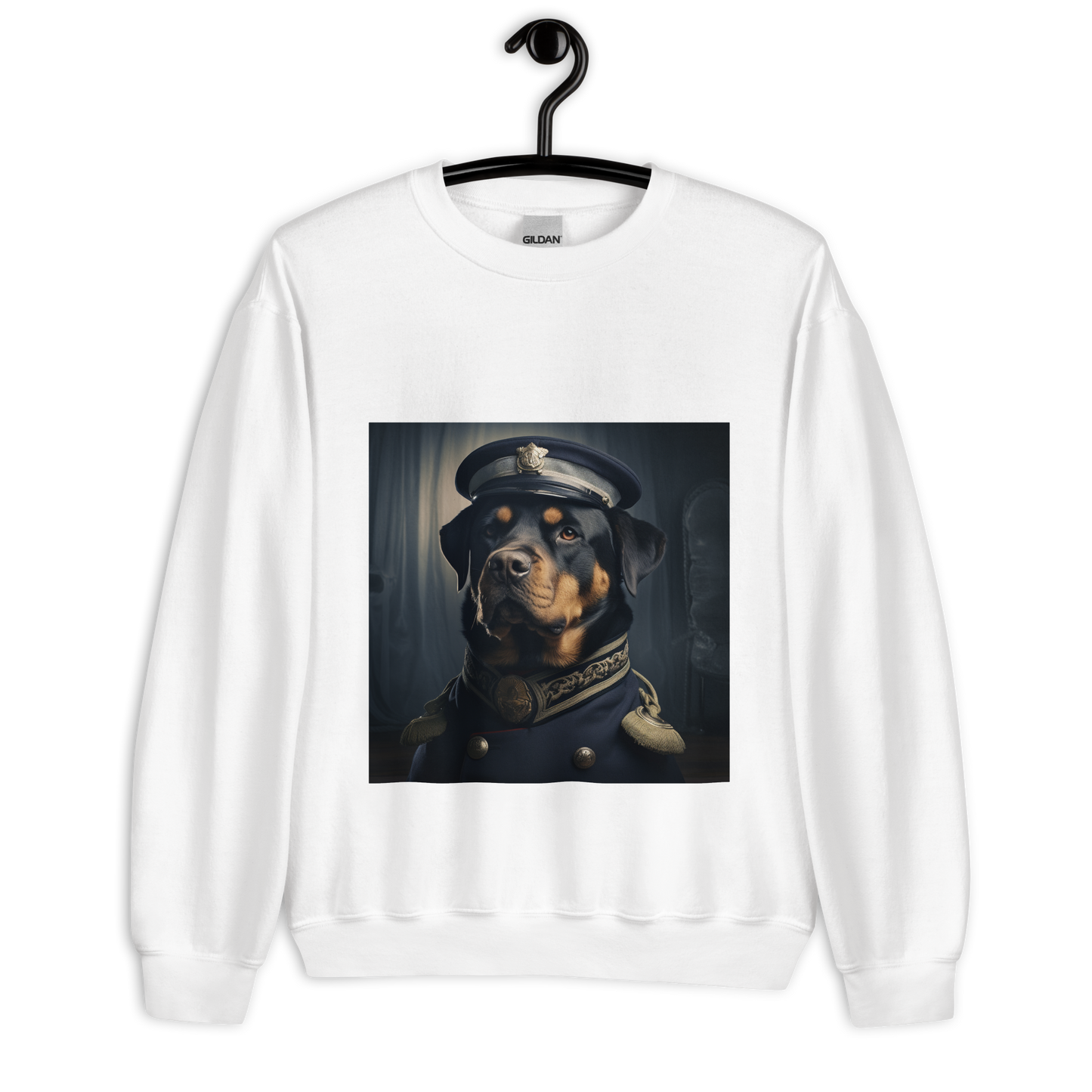 Rottweiler NavyOfficer Unisex Sweatshirt