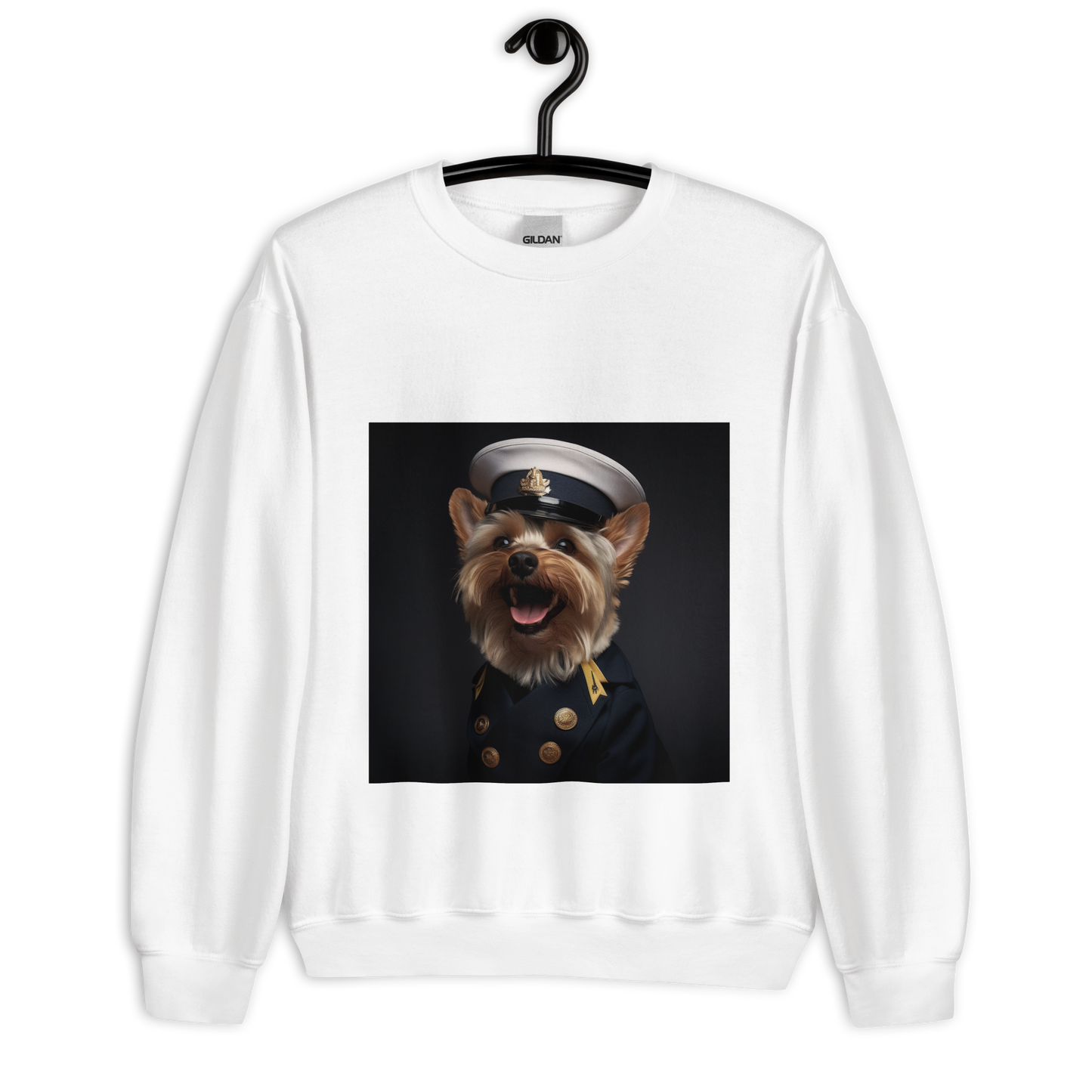 Yorkshire Terrier NavyOfficer Unisex Sweatshirt