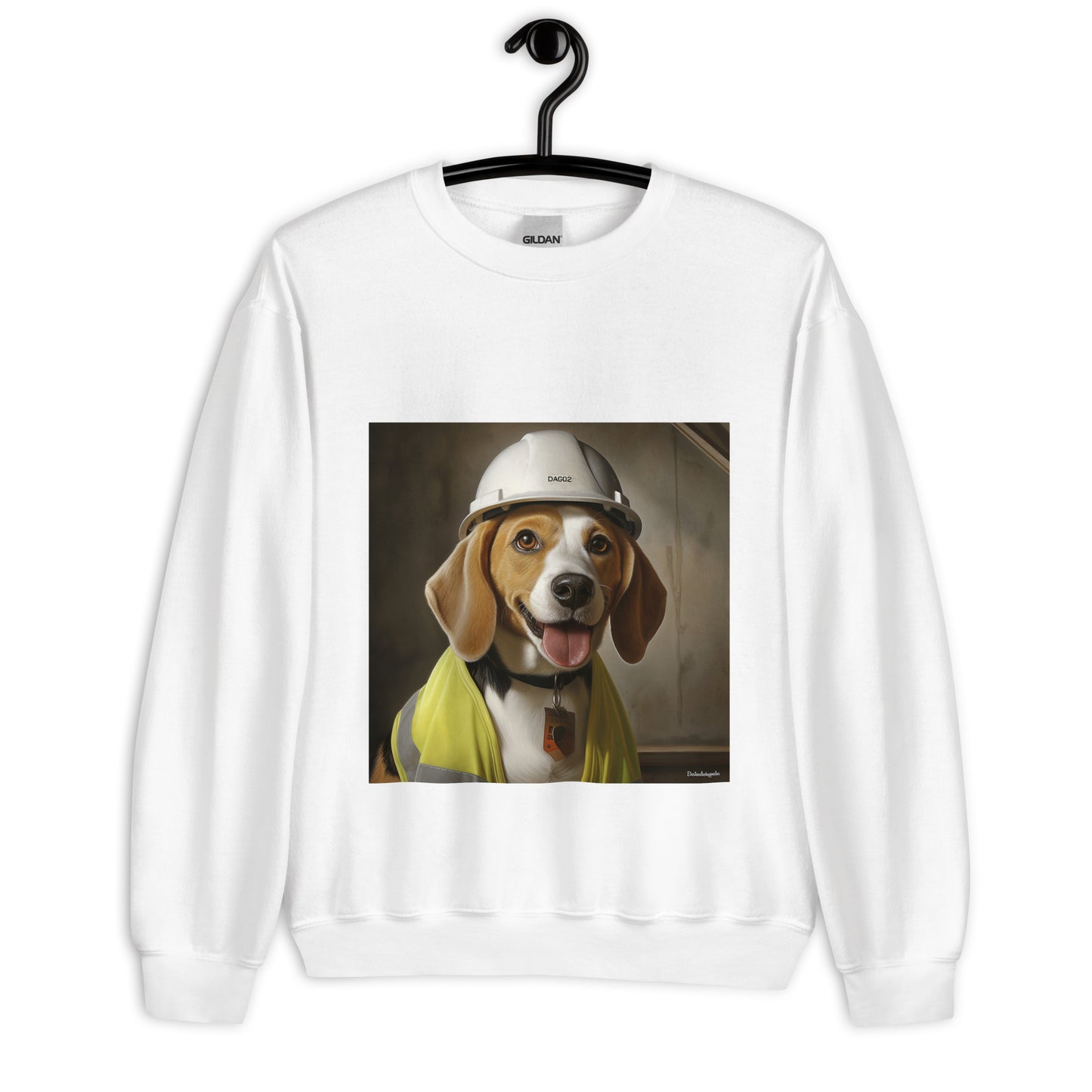 Beagle ConstructionWorker Unisex Sweatshirt