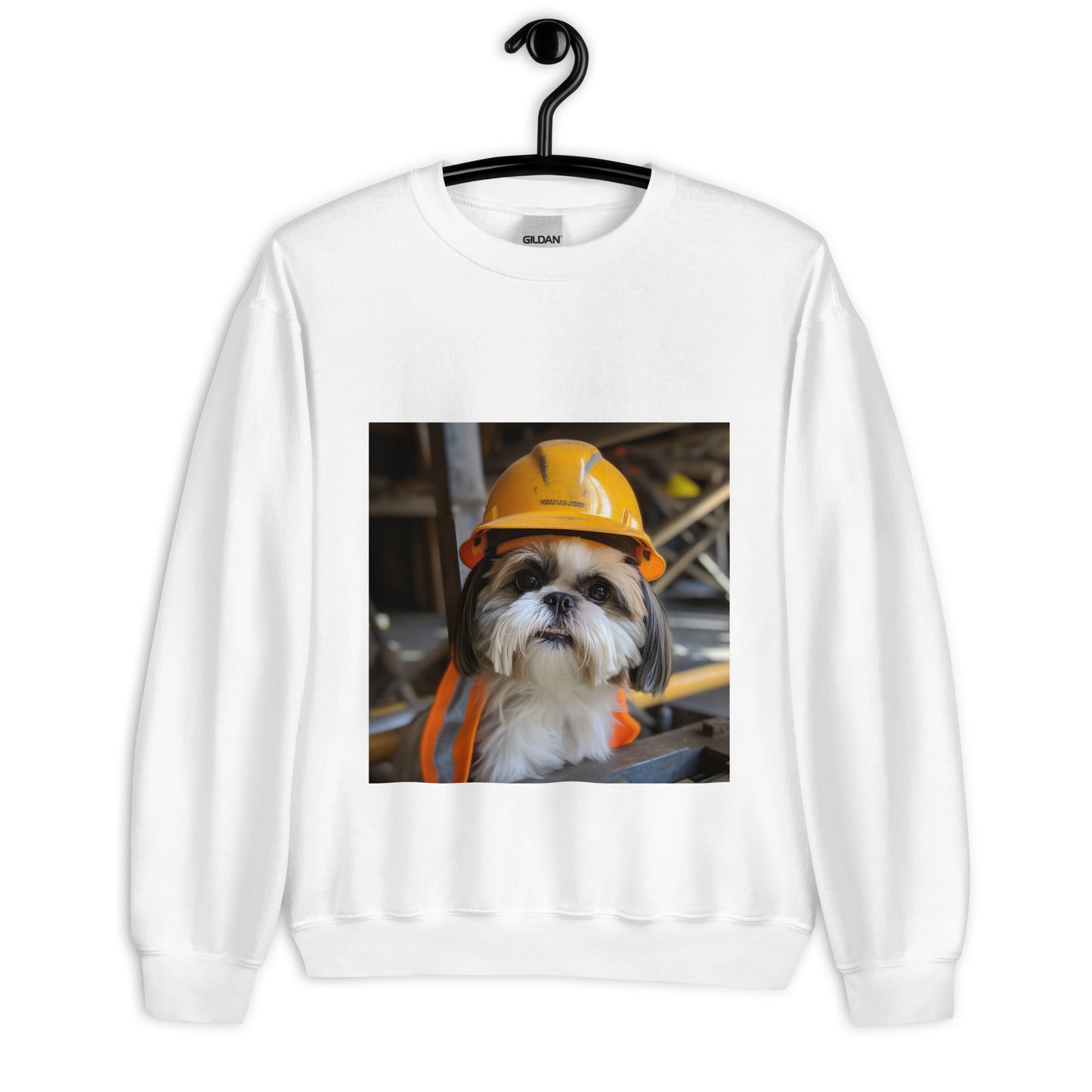 Shih Tzu ConstructionWorker Unisex Sweatshirt