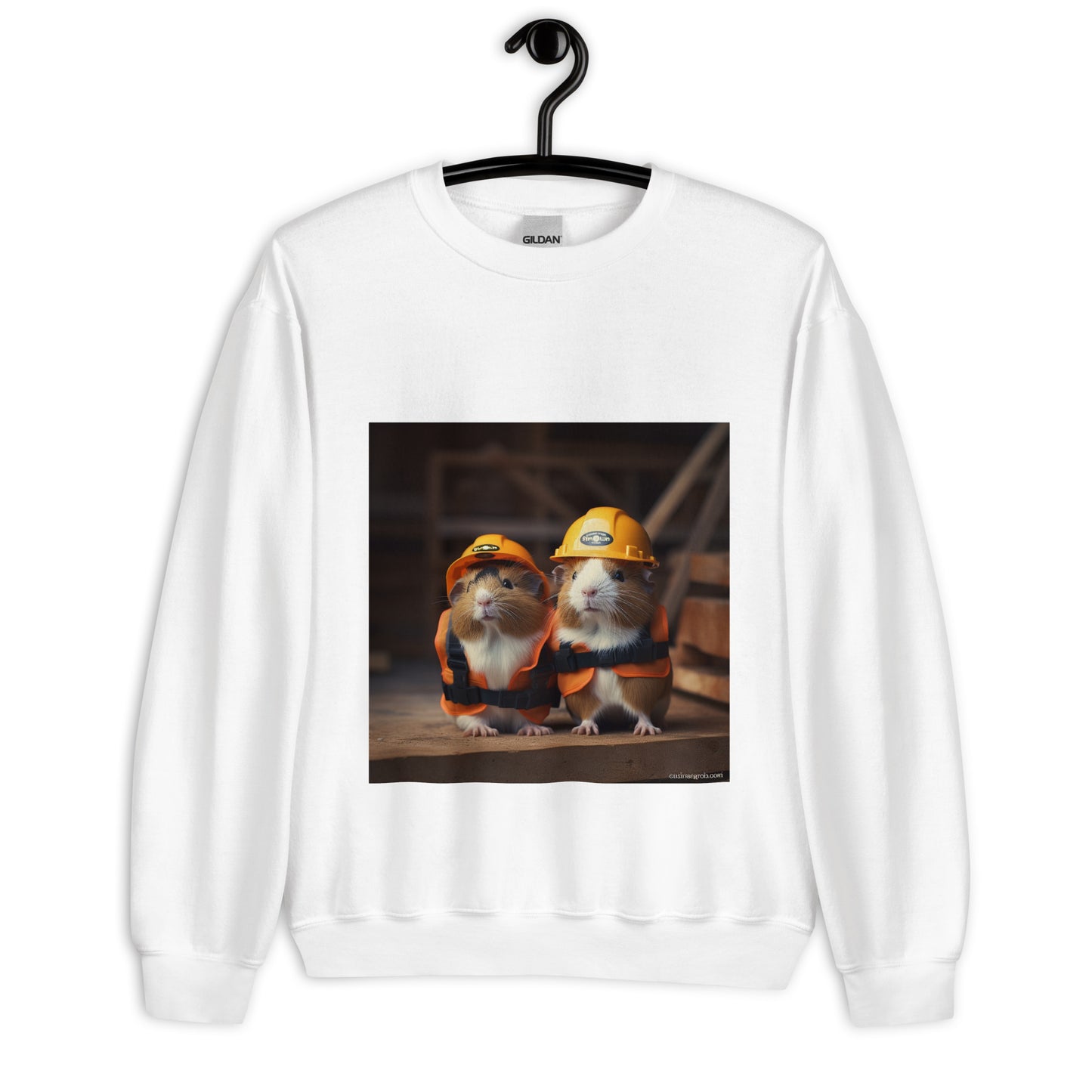 Guinea Pigs ConstructionWorker Unisex Sweatshirt