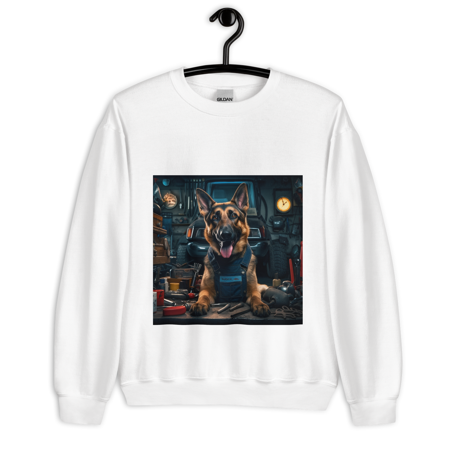 German Shepherd AutoMechanic Unisex Sweatshirt