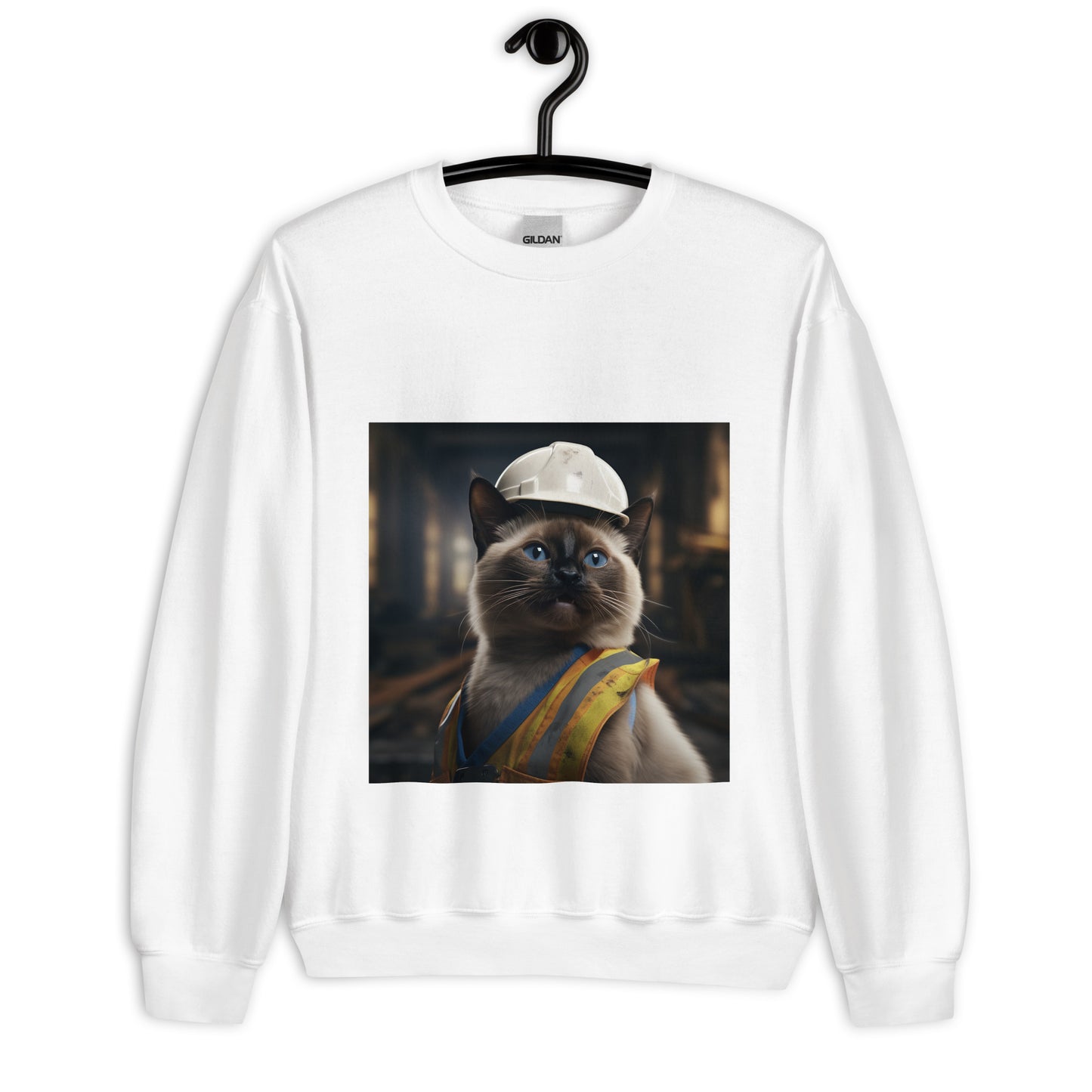 Siamese ConstructionWorker Unisex Sweatshirt