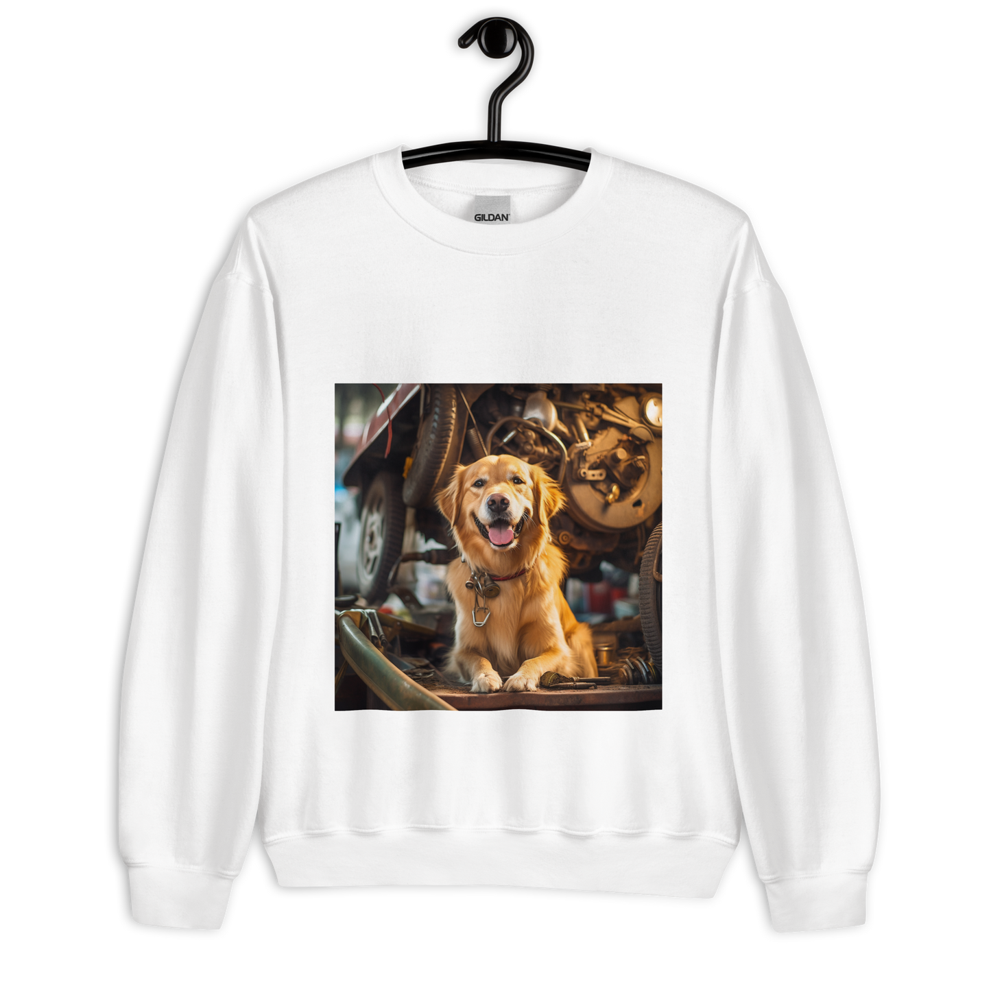 Golden Retriever AutoMechanic Unisex Sweatshirt