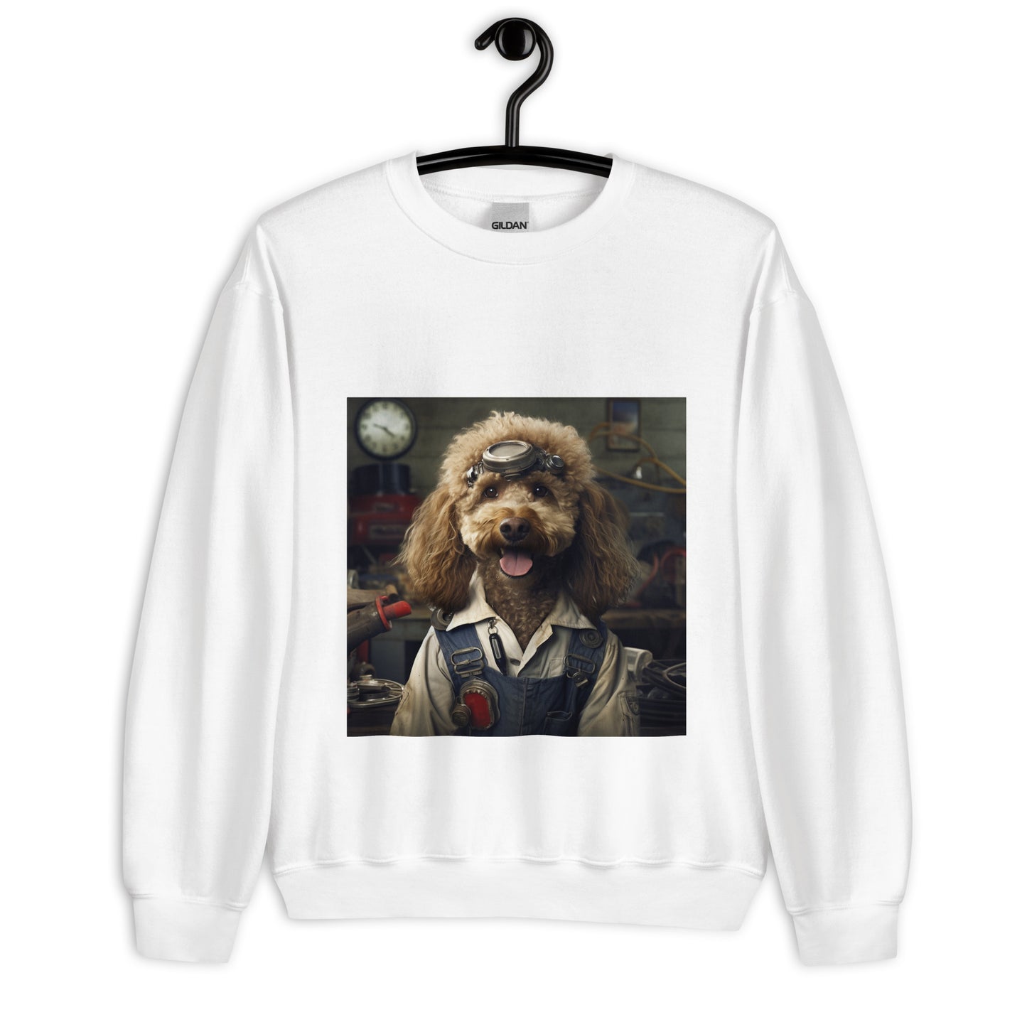 Poodle AutoMechanic Unisex Sweatshirt